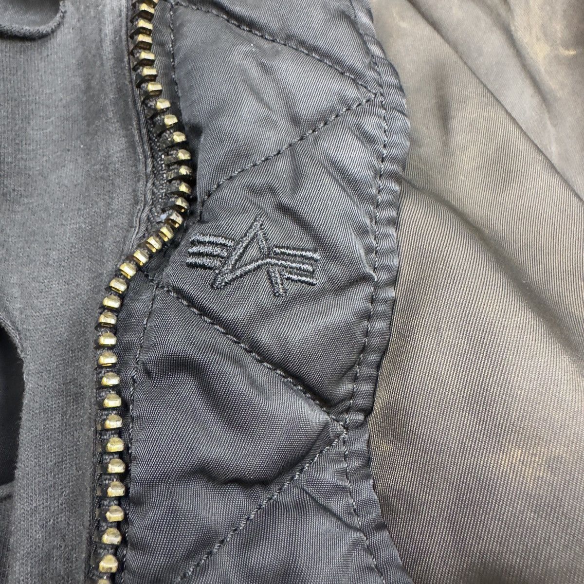 ALEXANDER DIGENOVA Alexander Digenova Trashed Double Layer Bomber Jacket Large Size US L / EU 52-54 / 3 - 5 Thumbnail