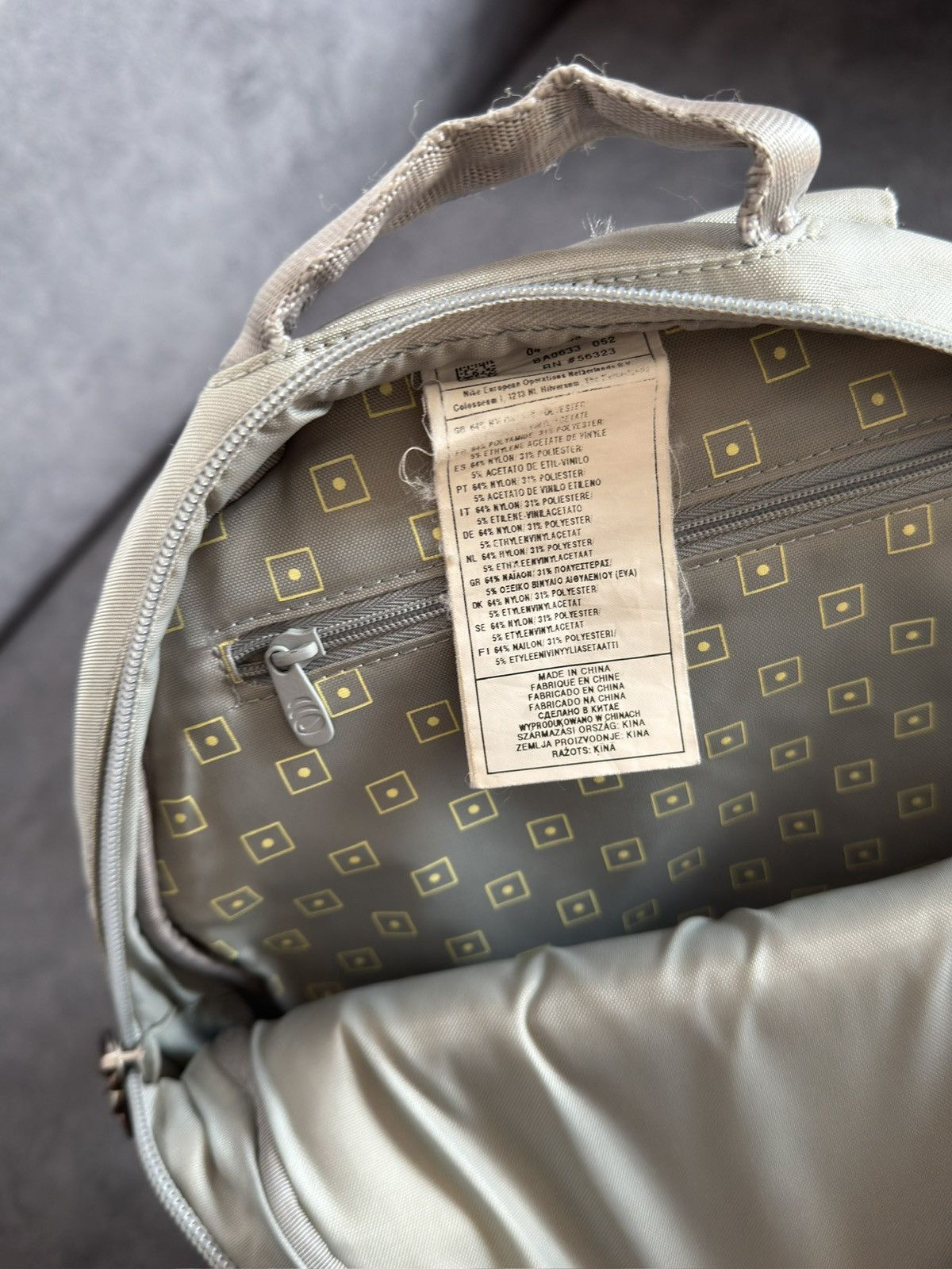 Other Vintage Nike Grey Bagpack 90’s Y2K Size ONE SIZE - 12 Thumbnail
