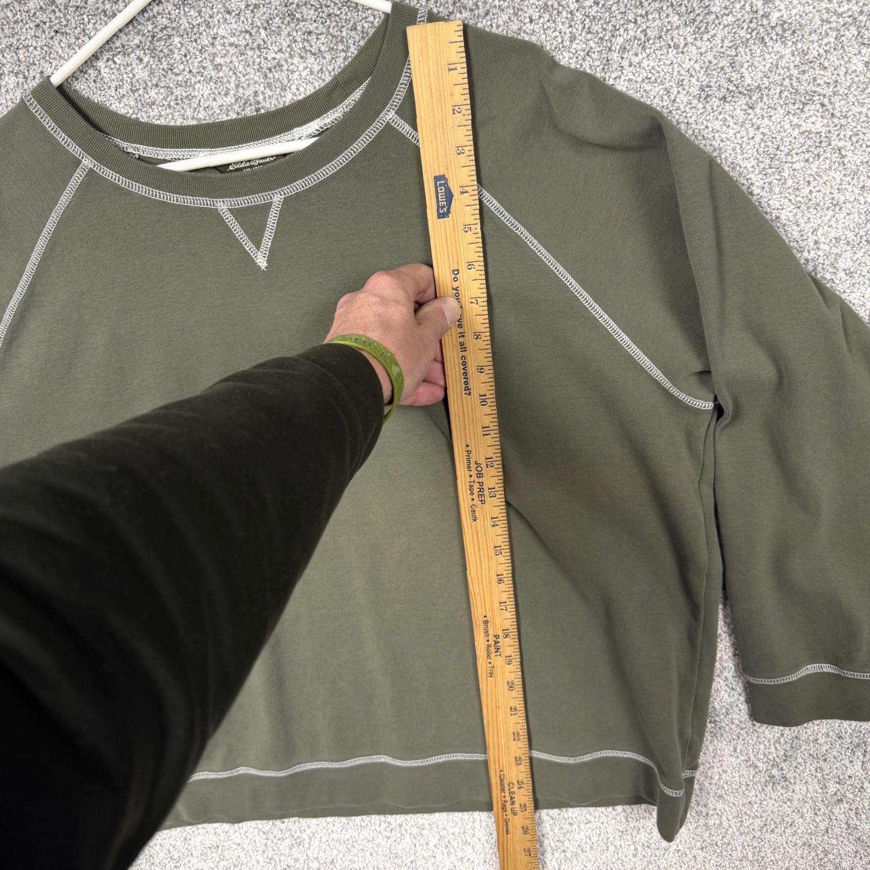 Eddie Bauer Eddie Bauer Sweatshirt Mens 2XL Green Raglan Crewneck Contrast Stitch Gorpcore Shirt Mens 2XL Green Raglan Crewneck Contrast Stitch Size US XXL / EU 58 / 5 - 2 Thumbnail