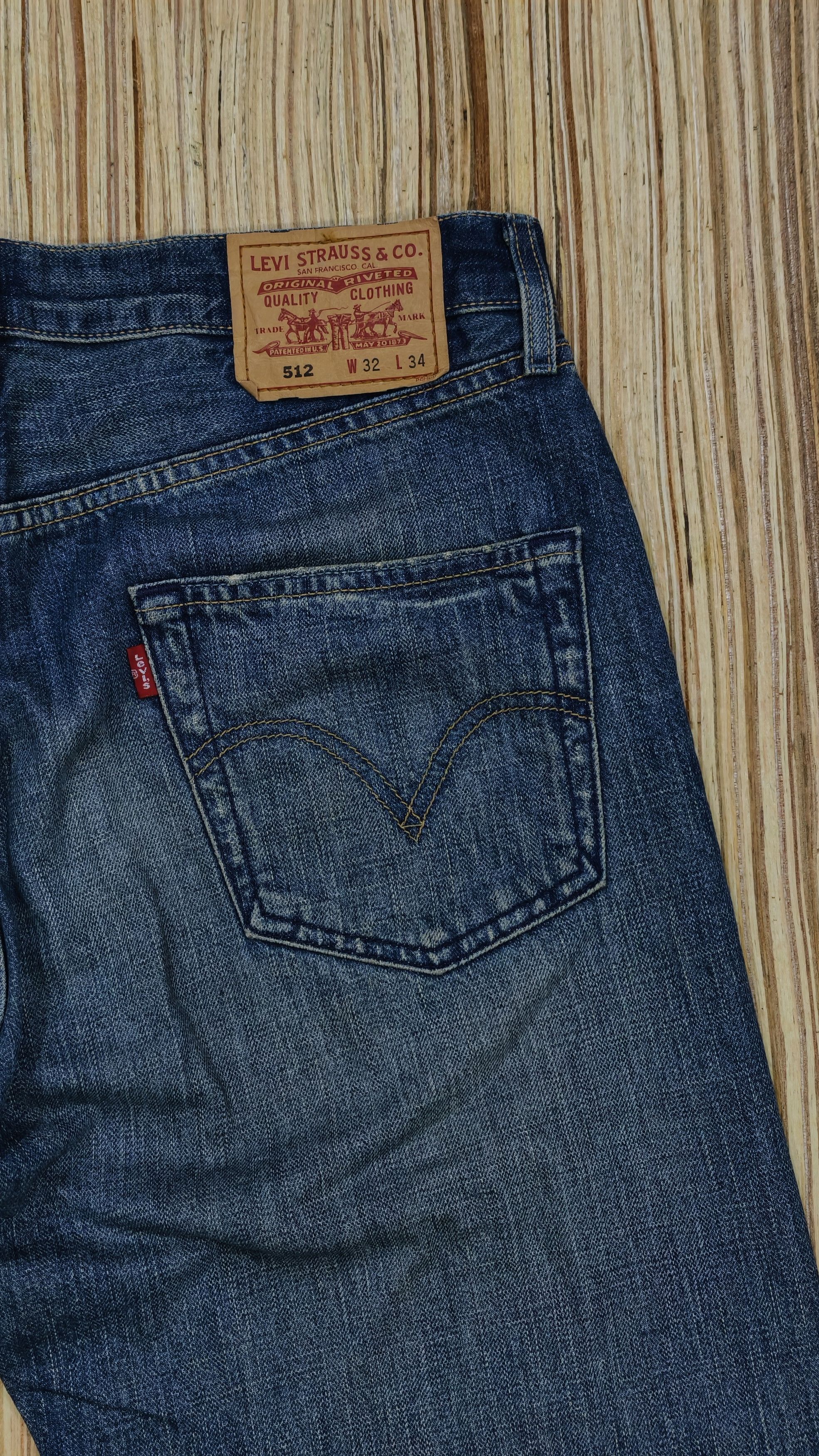 Levis 512 denim jeans