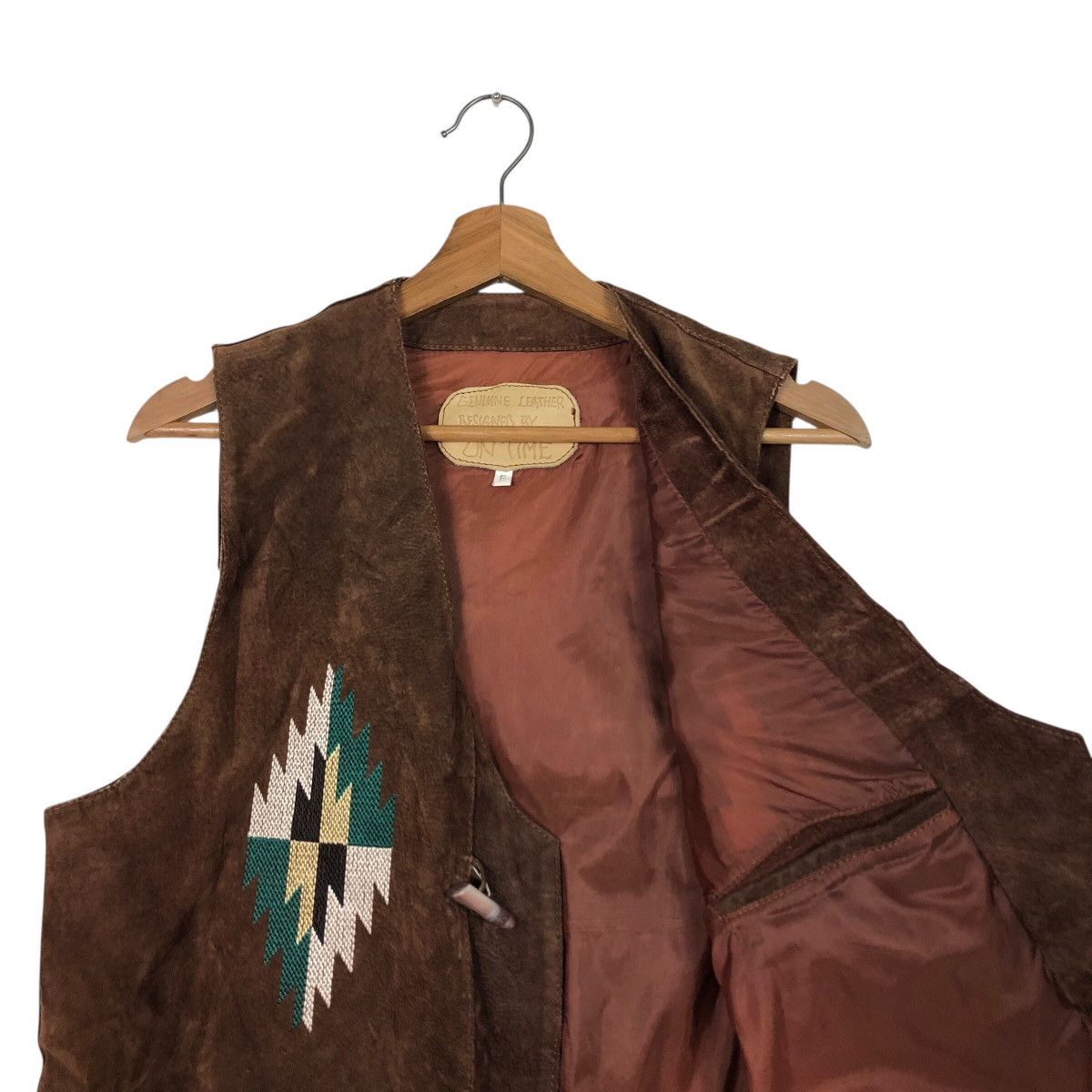 Japanese Brand Vintage Genuine Leather Vest Chimayo Design Toyo Enterprise Size US M / EU 48-50 / 2 - 13 Thumbnail