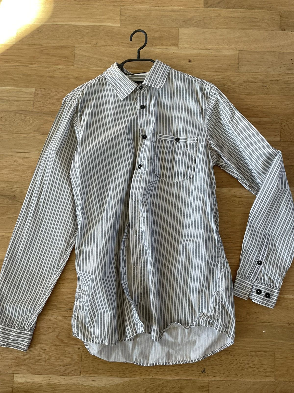 Stone Island Stone Island pin stripe work shirt Size US L / EU 52-54 / 3 - 1 Thumbnail