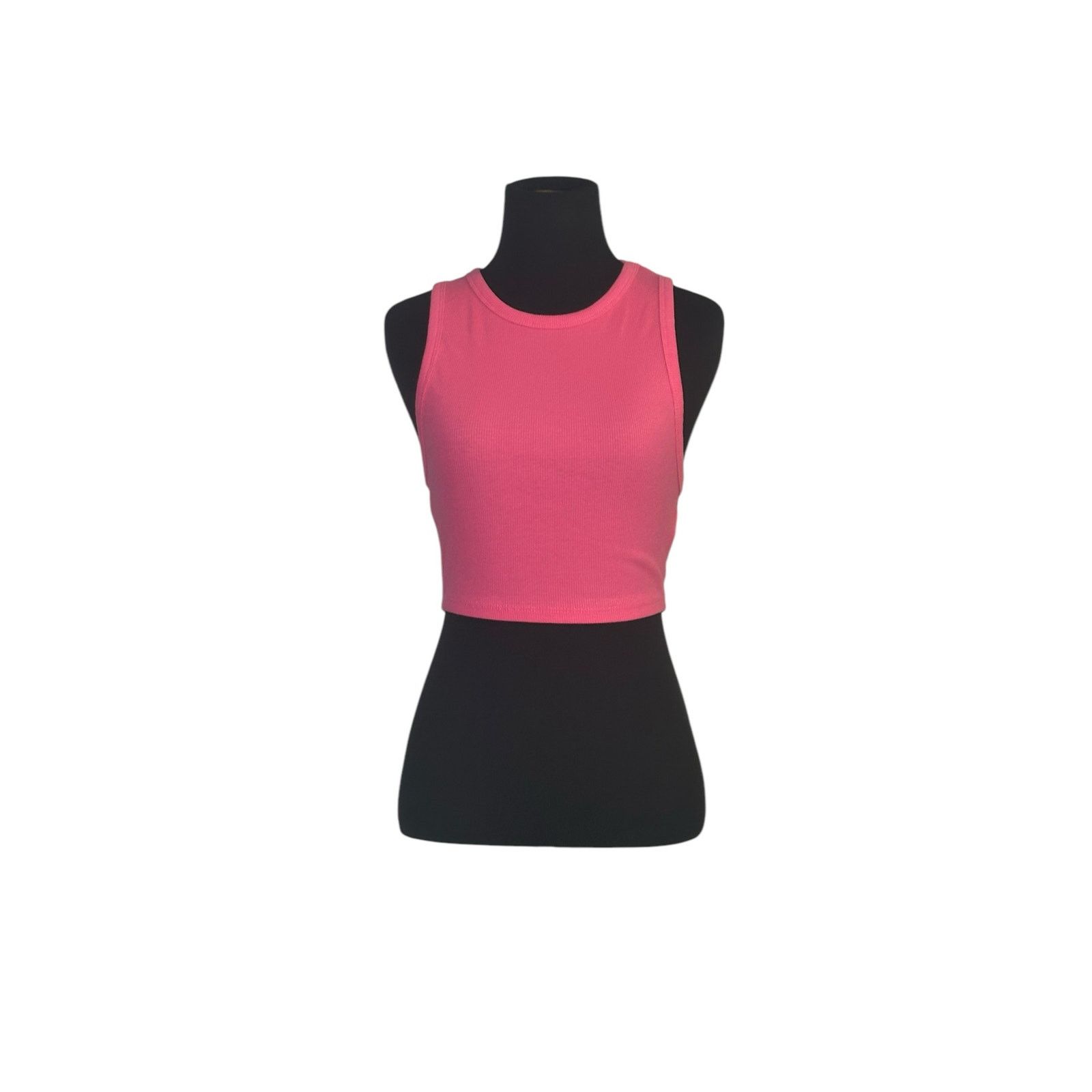 Zara Zara pink ribbed crop tank top size M Size M / US 6-8 / IT 42-44 - 11 Thumbnail