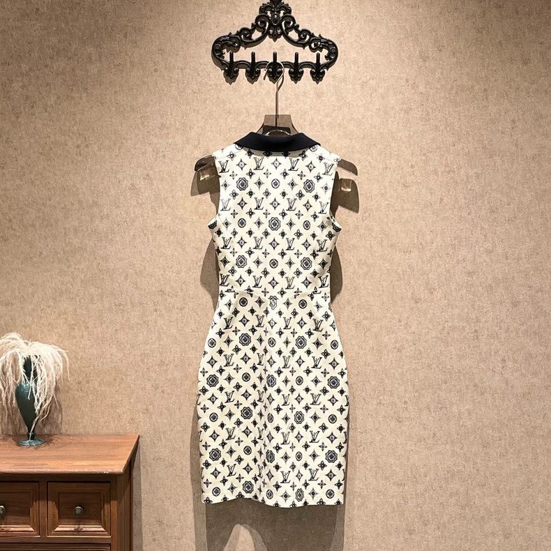 Louis Vuitton Louis Vuitton 25ss print and print print sleeveless dress Size XS / US 0-2 / IT 36-38 - 2 Thumbnail