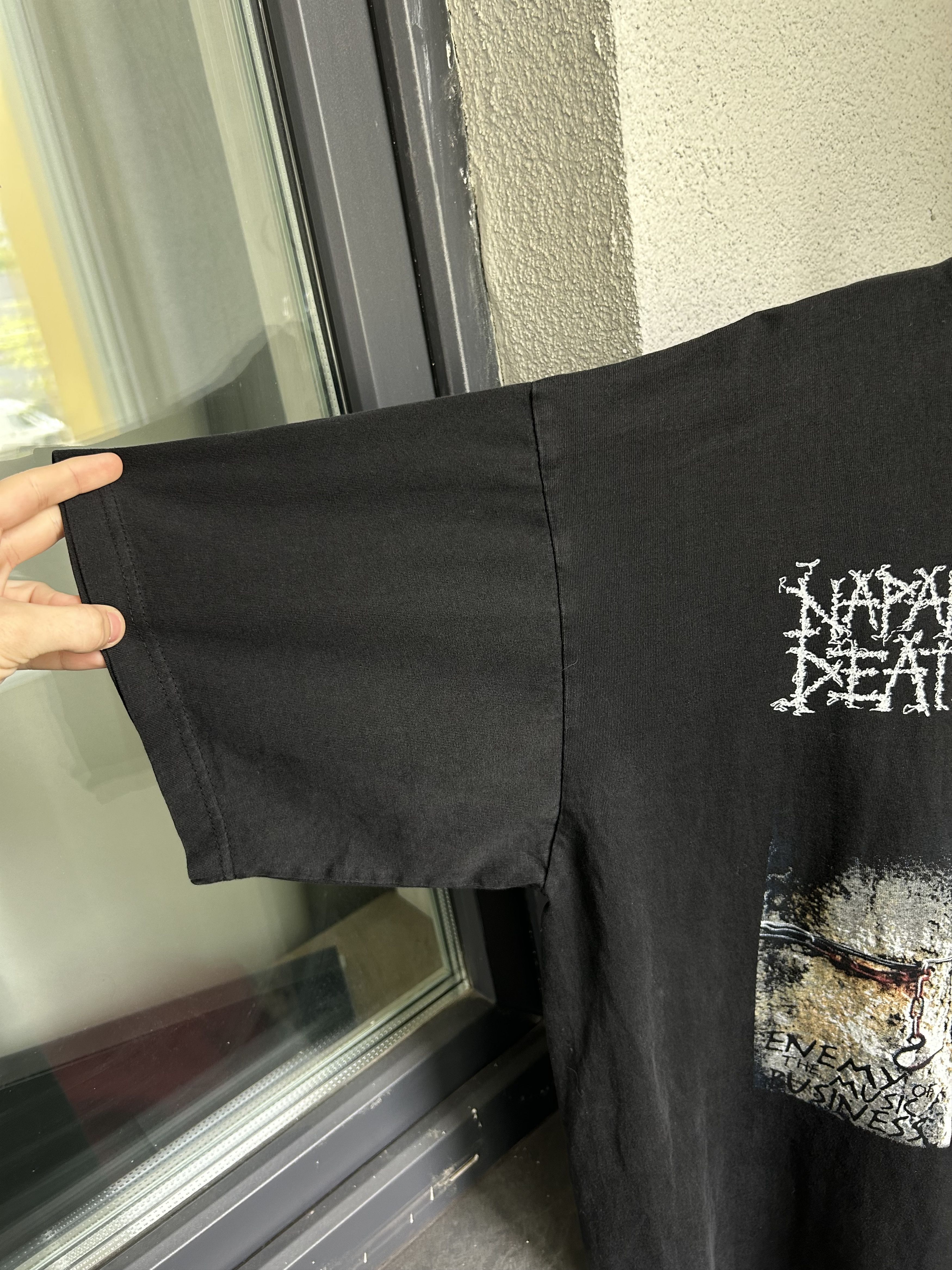Band Tees × Vintage Vintage 2003 Napalm Death Rock Band T-shirt Size US XL / EU 56 / 4 - 6 Thumbnail