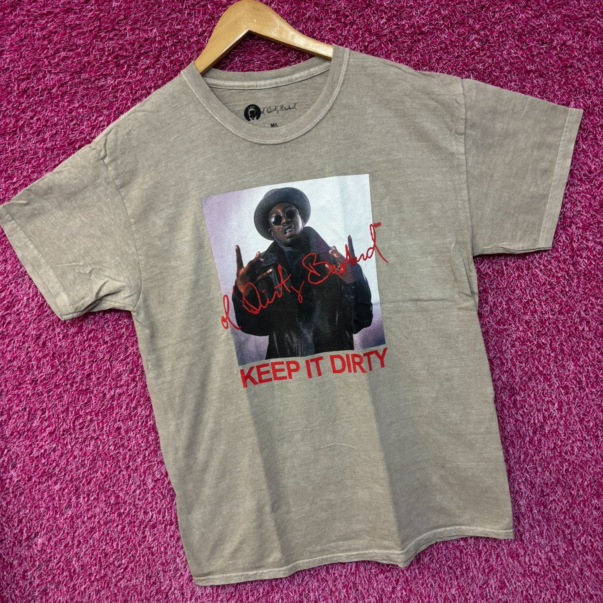 Band Tees Wutang clan Ol' Dirty Bastard Keep it Dirty rap tee size lar Size US L / EU 52-54 / 3 - 3 Thumbnail