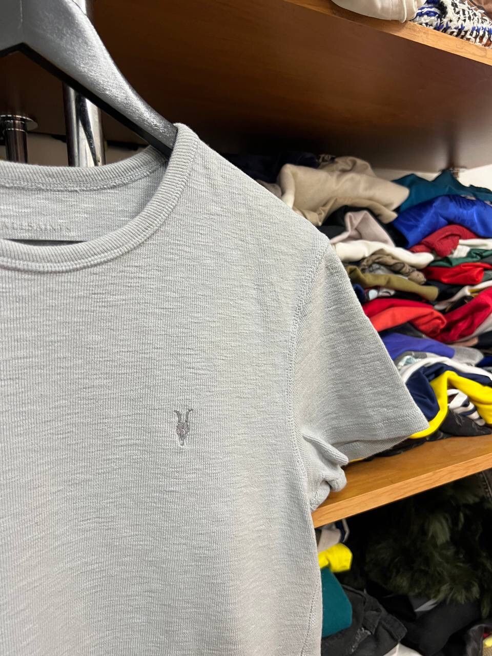 Allsaints Allsaints Logo Sky Blue Hype Crew Tee T-shirt Large Size US S / EU 44-46 / 1 - 5 Thumbnail