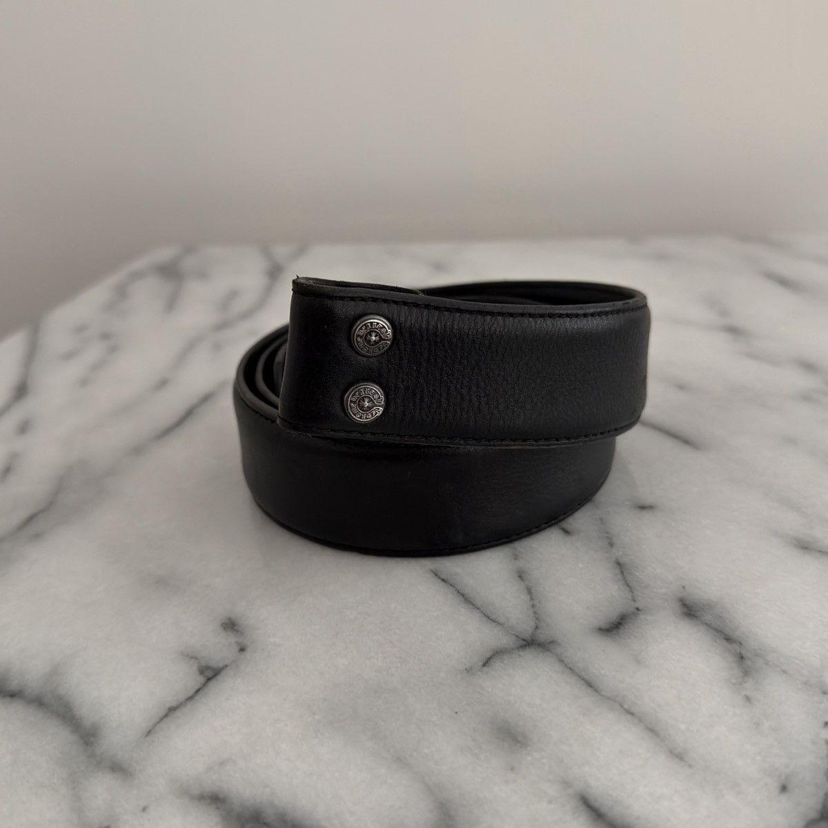 Chrome Hearts Chrome Hearts Leather Belt Strap 30” Size 30 - 1 Thumbnail
