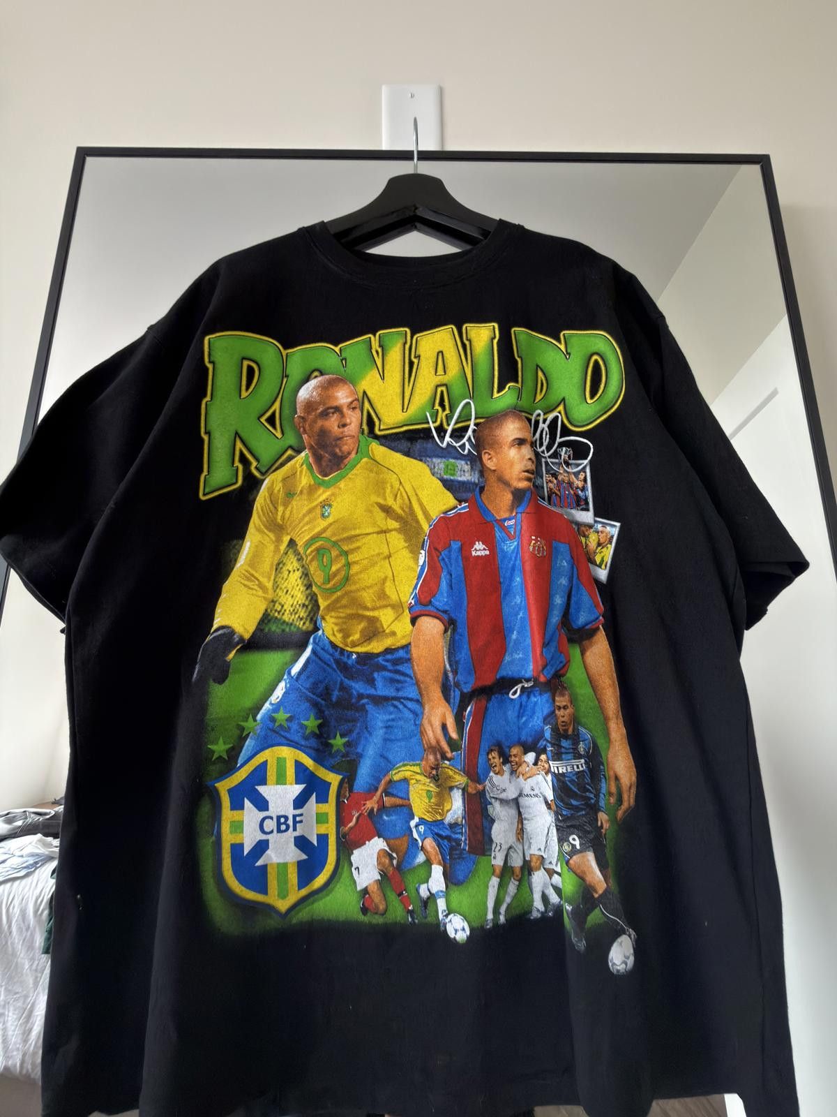 Marino Morwood Cetra Visions Ronaldo R9 Tee Black Size US L / EU 52-54 / 3 - 1 Thumbnail