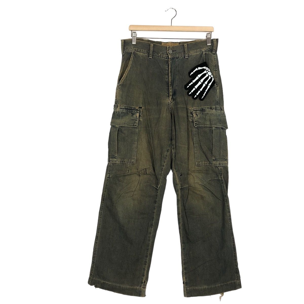 Blue Blue Japan VINTAGE DENIM JEANS BUSH PANTS BLUE WAY ISSEY MIYAKE Size US 30 / EU 46 - 1 Thumbnail
