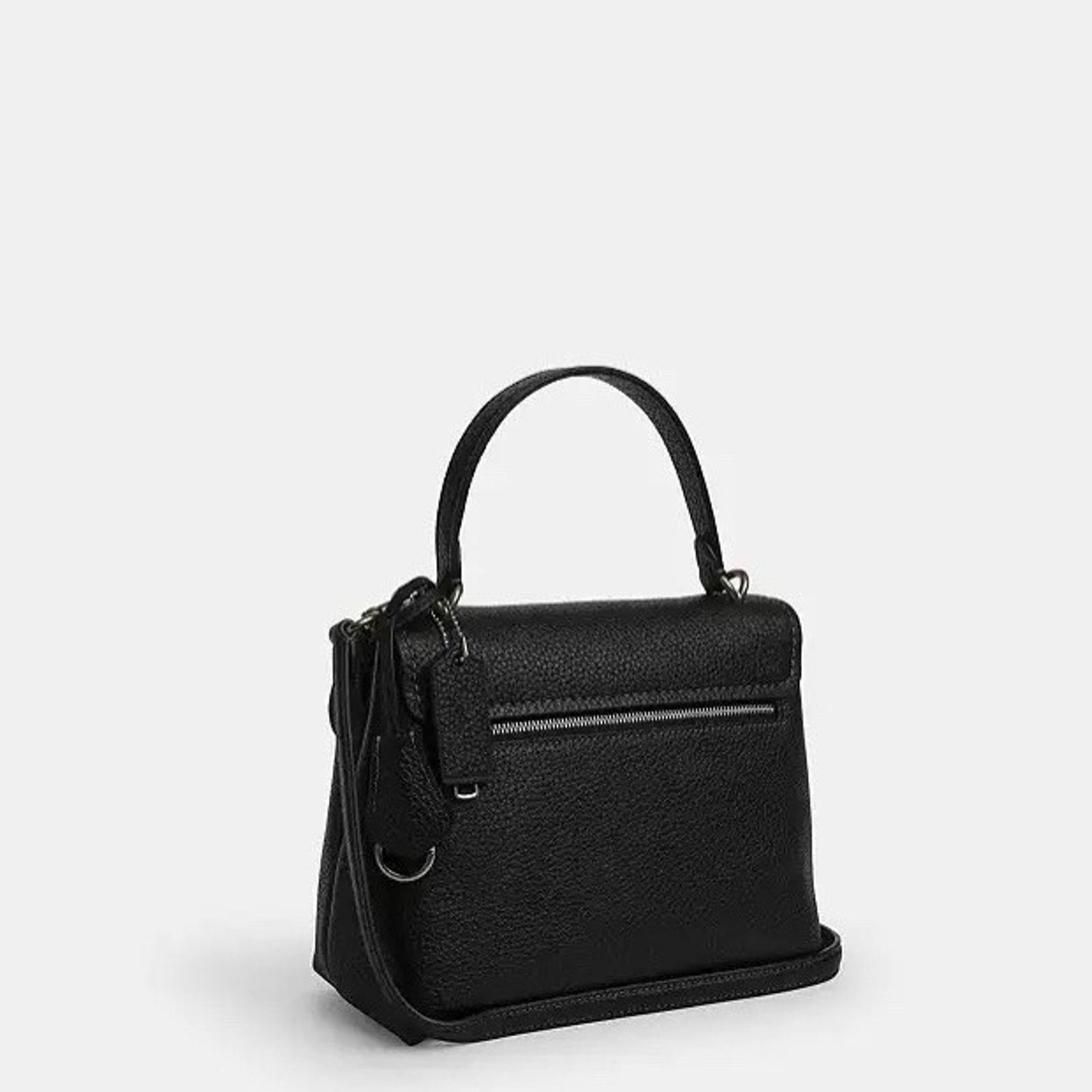 Coach NWT Coach Emory Top Handle Bag CCE53 Gunmetal/Black Size ONE SIZE - 13 Thumbnail