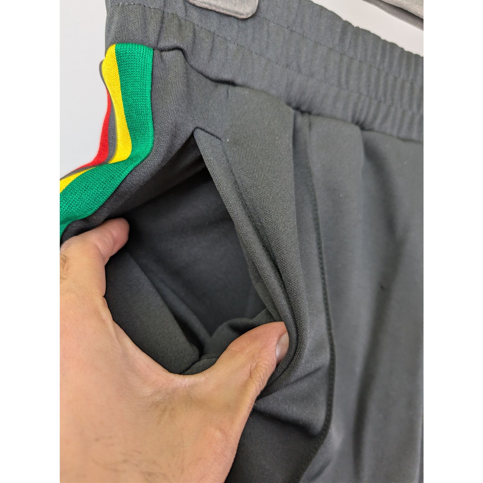 Palm Angels o1rshd1 Track Suit Sweatpants Trousers in Black/Green Size US 36 / EU 52 - 6 Thumbnail