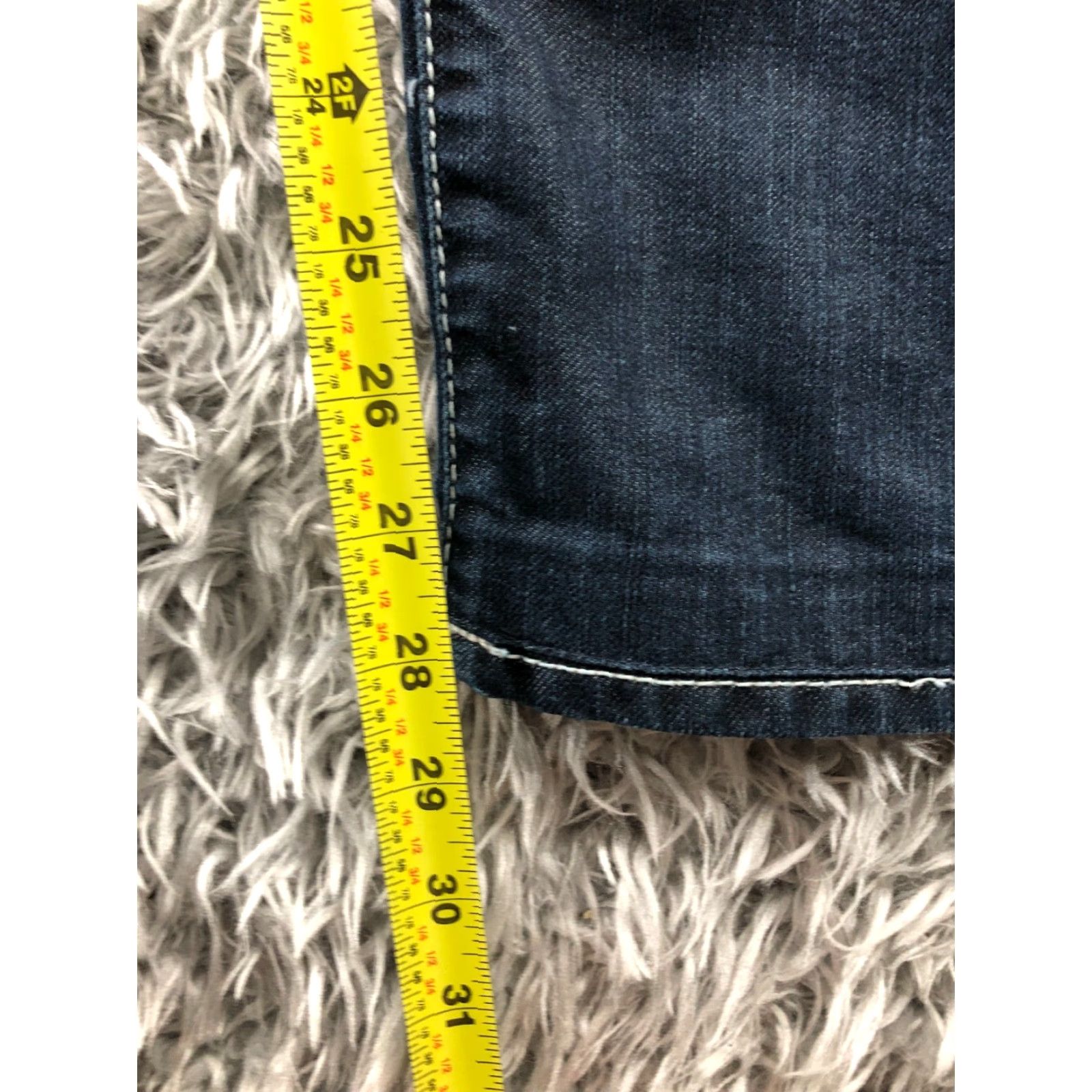 Calvin Klein Calvin Klein Jeans Mens Size 32 Mid Rise Straight Blue Dark Wash Size US 32 / EU 48 - 3 Thumbnail