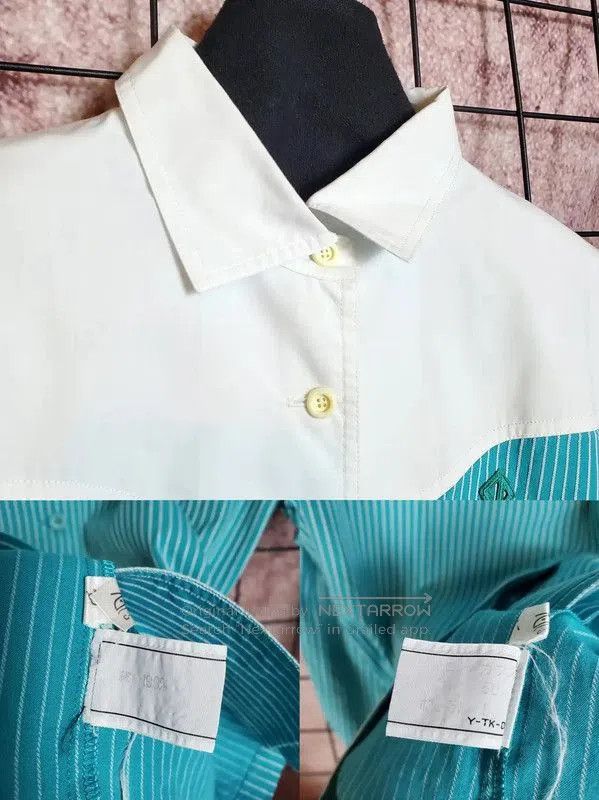 Dior Dior Blue Cotton Embroidered Striped T. Size S / US 4 / IT 40 - 4 Thumbnail