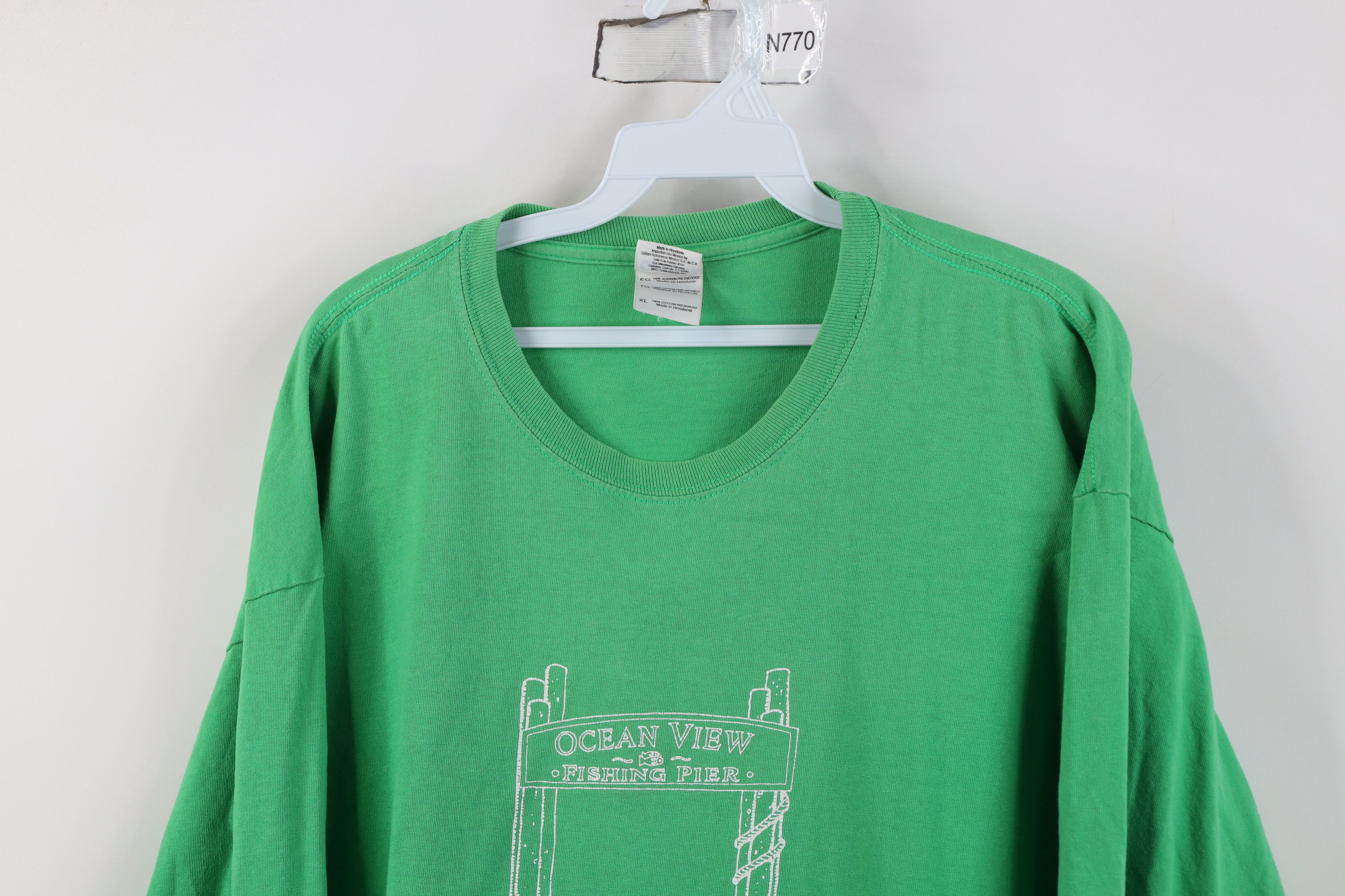 Vintage Vintage 90s Y2K Streetwear Ocean Pier Long Sleeve T-Shirt Size US XL / EU 56 / 4 - 2 Thumbnail
