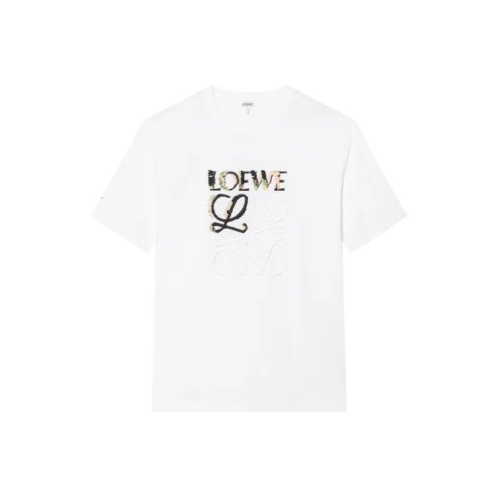 Loewe Loewe Embroidered Short Sleeve T-Shirt Size US M / EU 48-50 / 2 - 1 Thumbnail