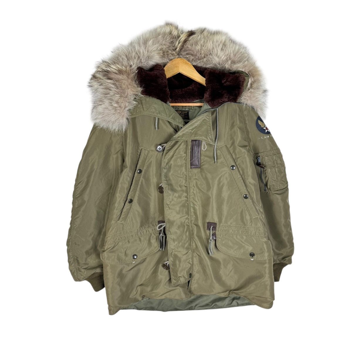 Buzz Rickson's 🔥BUZZ RICKSONS FUR HOODIE TYPE N-3 JACKET Size US S / EU 44-46 / 1 - 1 Thumbnail