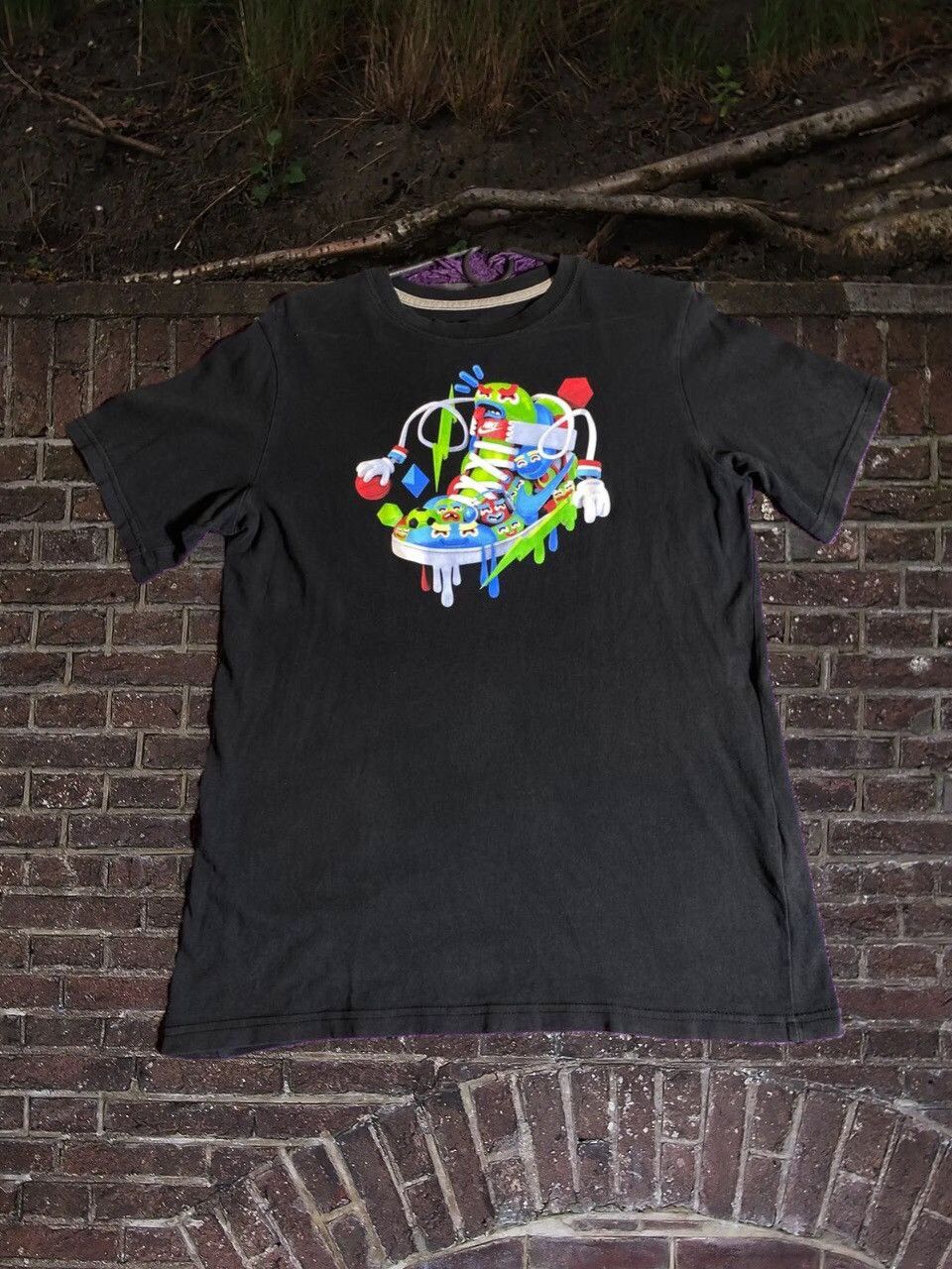 Nike × Vintage Y2K Vintage NIKE center print LOGO TEE Size US XL / EU 56 / 4 - 1 Thumbnail