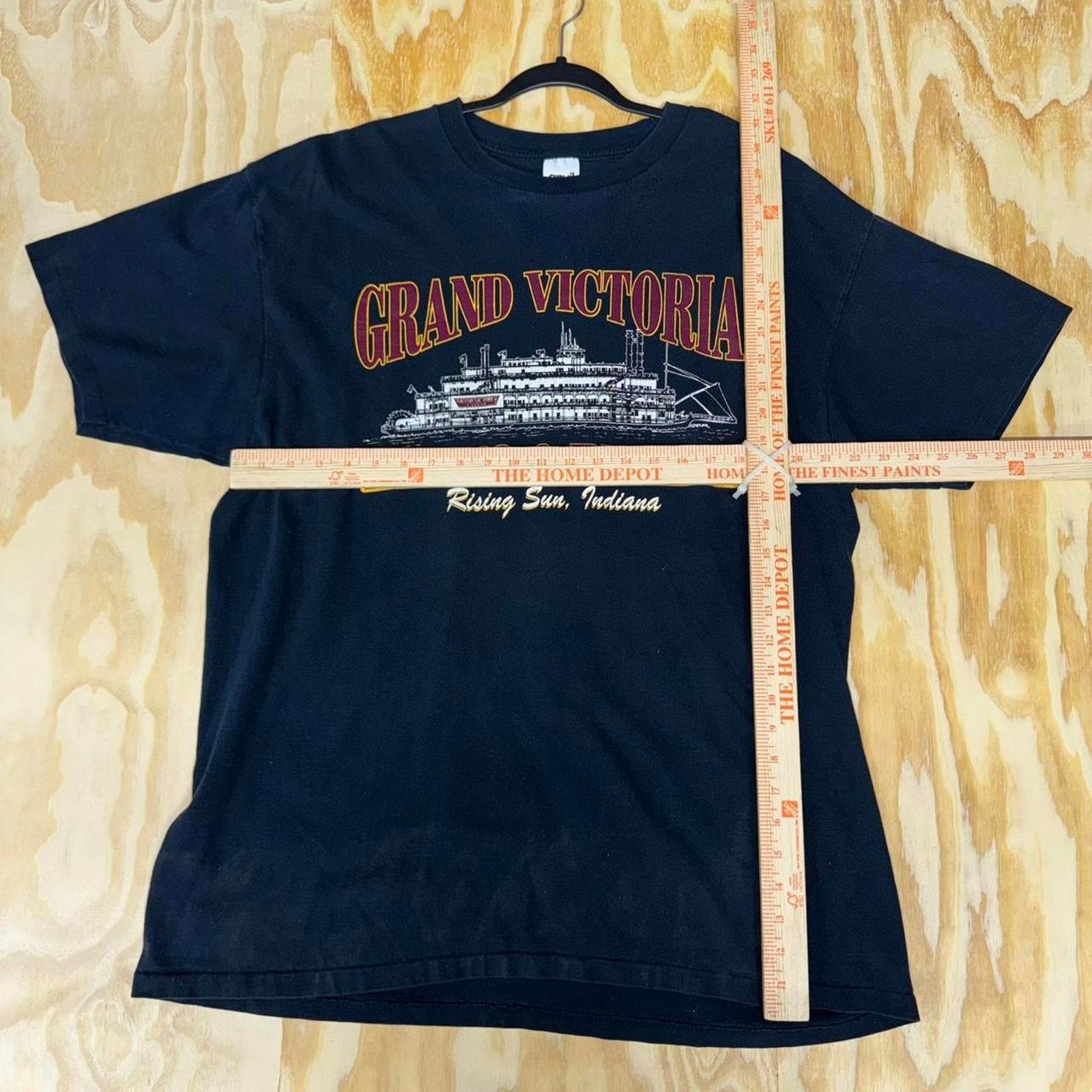 Anvil XXL - Vintage y2k grand victoria casino t-shirt Size US XXL / EU 58 / 5 - 3 Thumbnail