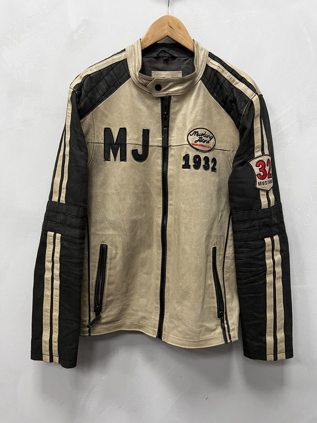Other Cropped racing Real Leather Vintage Avantgarde Jacket Size US L / EU 52-54 / 3 - 1 Thumbnail