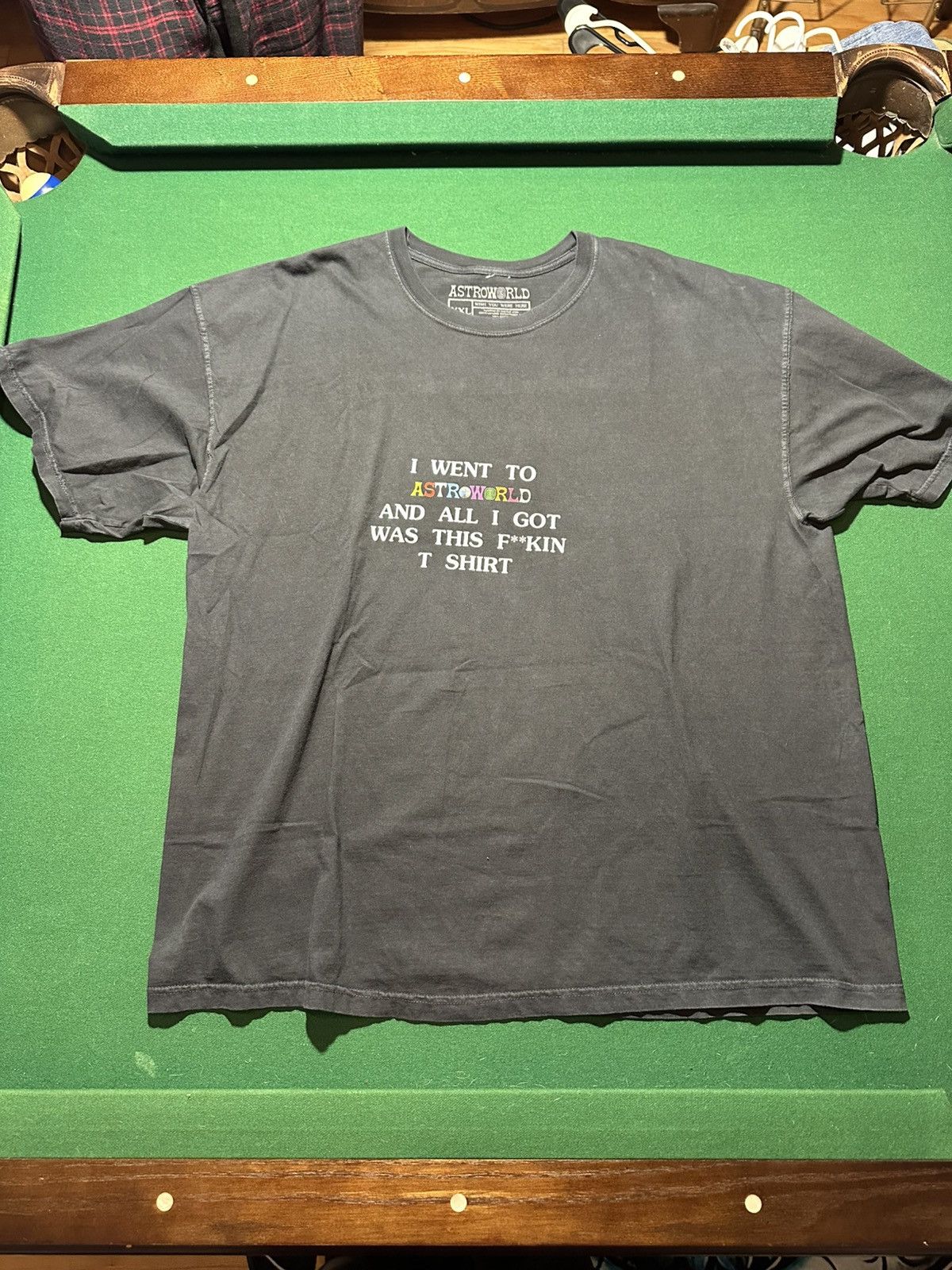 Travis Scott Astroworld f**kin tee Size US XXL / EU 58 / 5 - 1 Thumbnail
