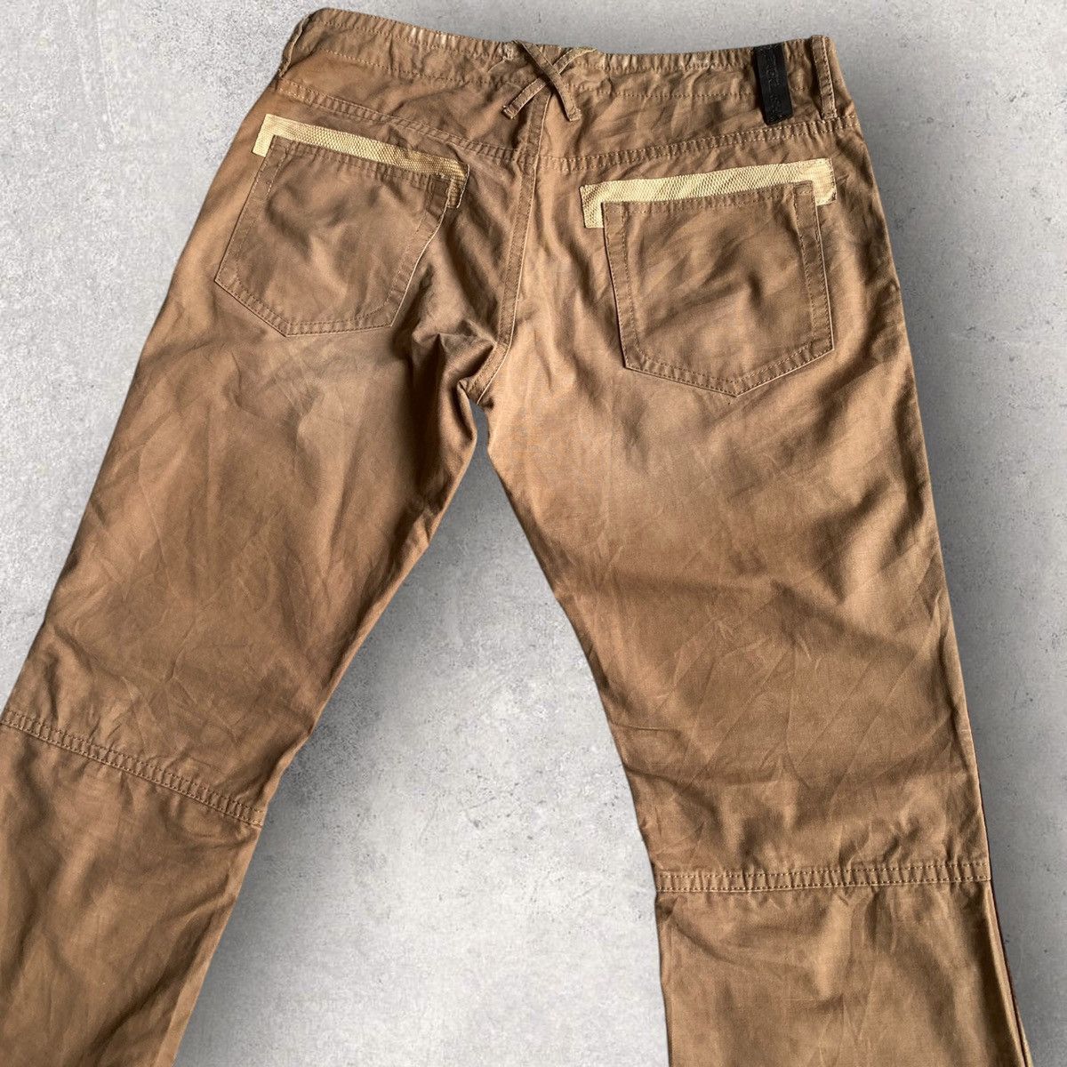 Isamu Katayama Backlash Lizard Patch Bootcut Pants Size US 34 / EU 50 - 5 Thumbnail