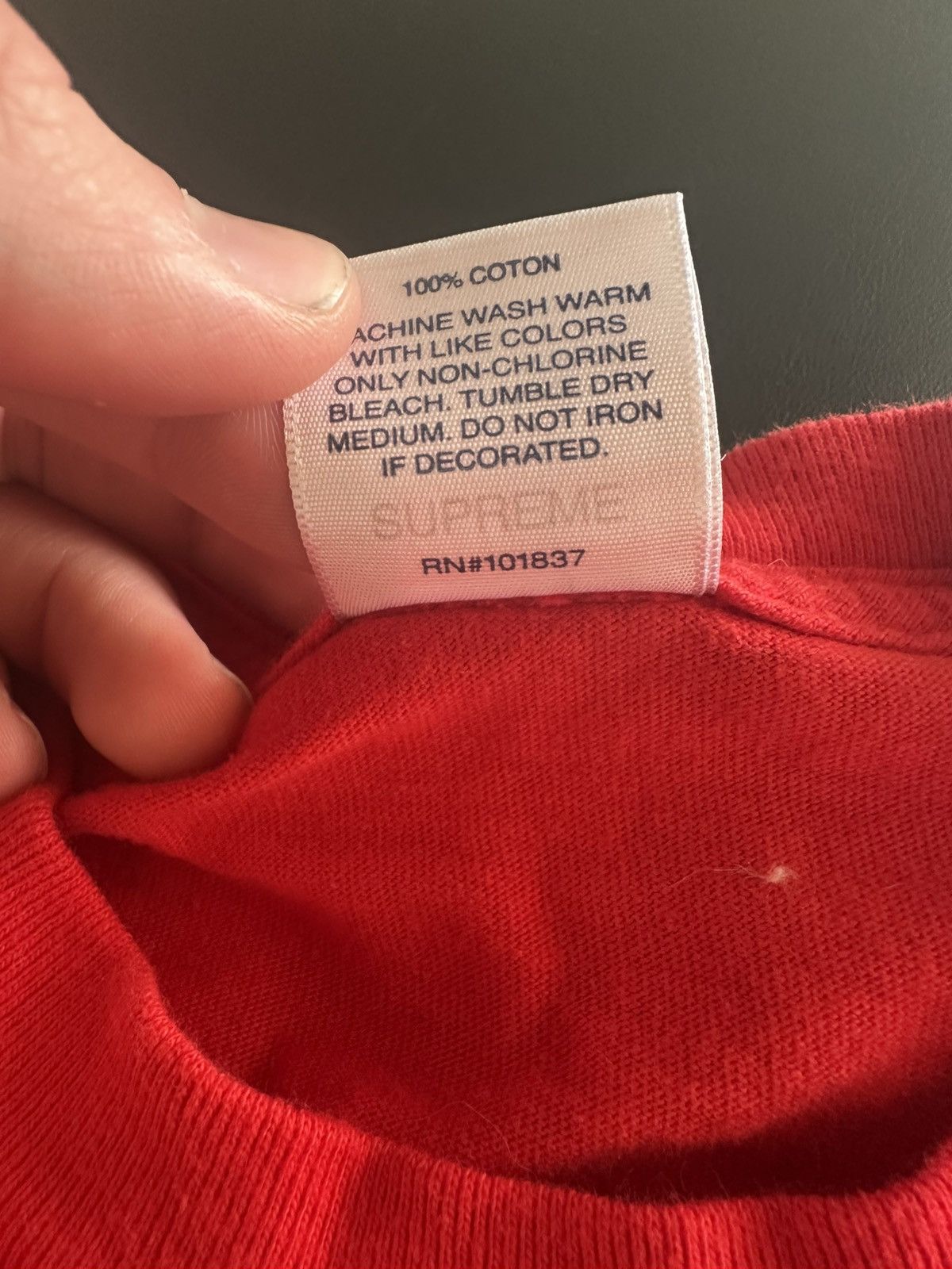 Supreme Supreme Box Logo Bandana Tee Red Size US L / EU 52-54 / 3 - 4 Thumbnail