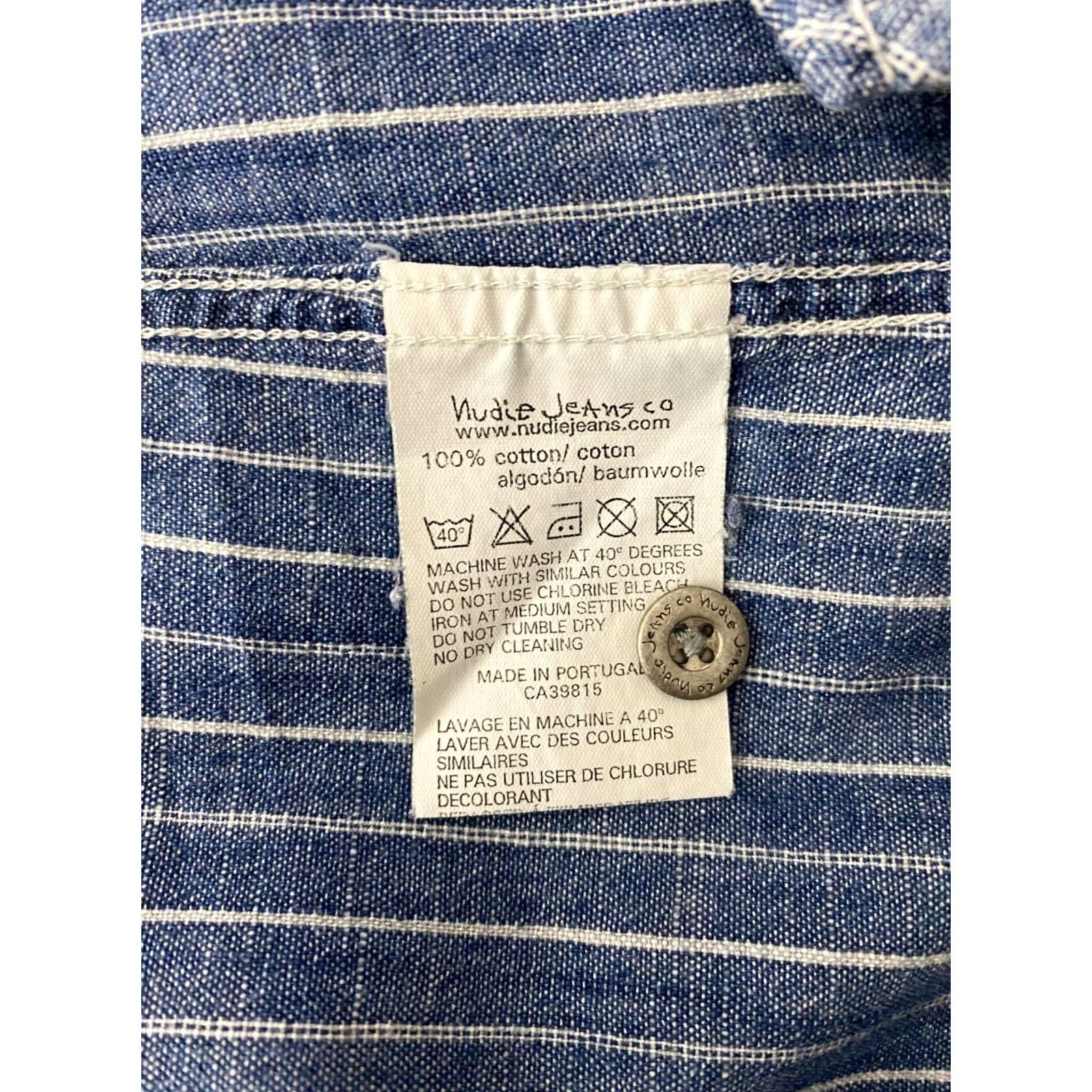 Nudie Jeans Nudie Jeans mens blue shirt S Size US S / EU 44-46 / 1 - 6 Thumbnail