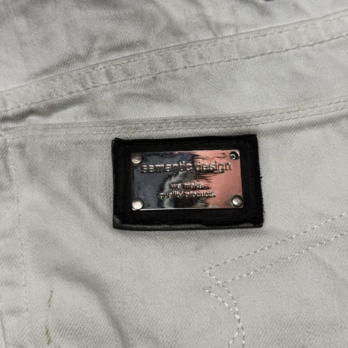 semanticdesign Semantic Design Flare Bootcut Rare Denim Jeans Size US 33 - 21 Thumbnail