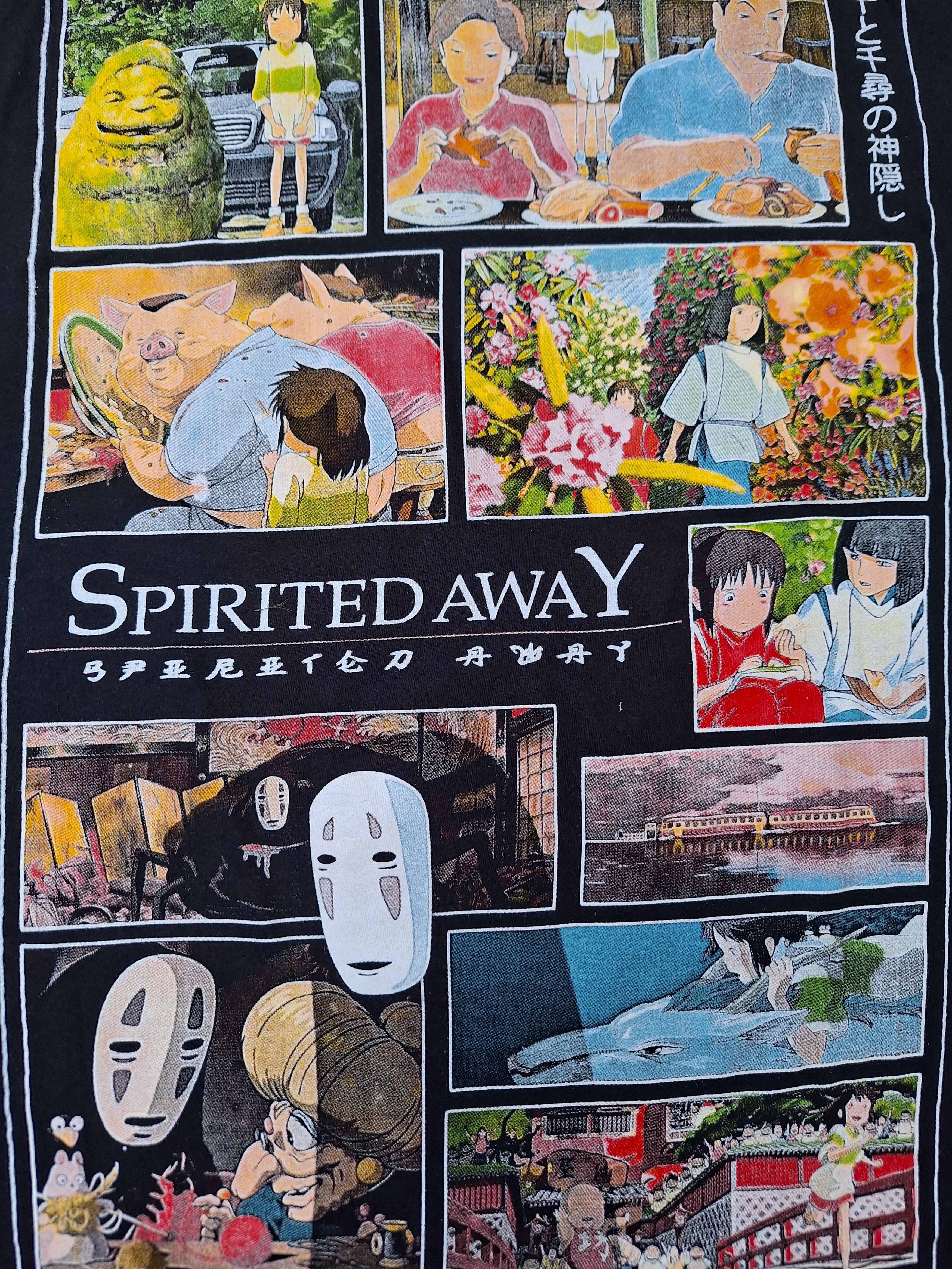 Japanese Brand 🔥RARE🔥 Spirited Away studio ghibli movie manga anime tee Size US L / EU 52-54 / 3 - 6 Thumbnail