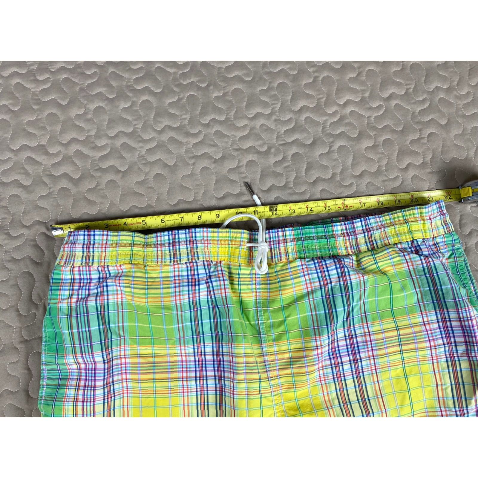 Polo Ralph Lauren VINTAGE Polo Ralph Lauren Plaid Mens Shorts 2XL Swim Trunks Plaid Bottom Mens XXL Size US XXL / EU 58 / 5 - 5 Thumbnail