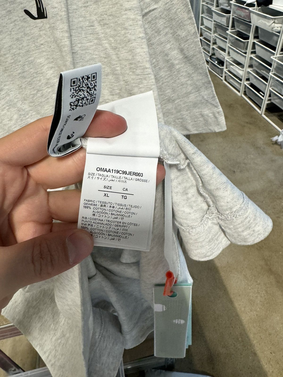 Off-White Off-White Logo T-Shirt NEW 500$ Size US XL / EU 56 / 4 - 7 Thumbnail