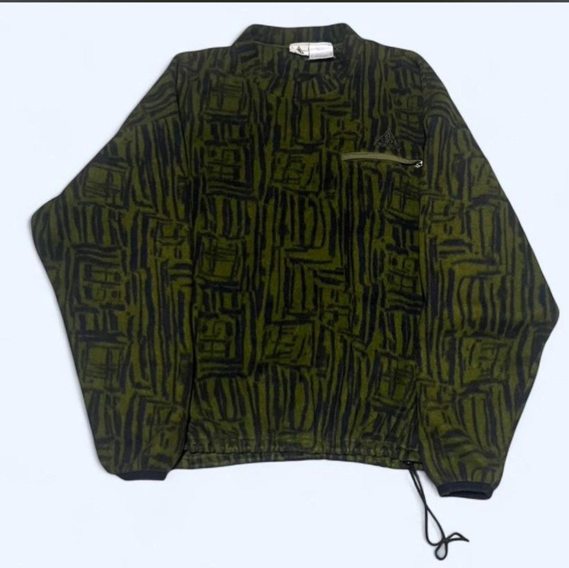 Nike ACG Vintage Nike ACG F.I.T. AOP Tribal Maze Fleece Sweater XL Size US XL / EU 56 / 4 - 1 Thumbnail