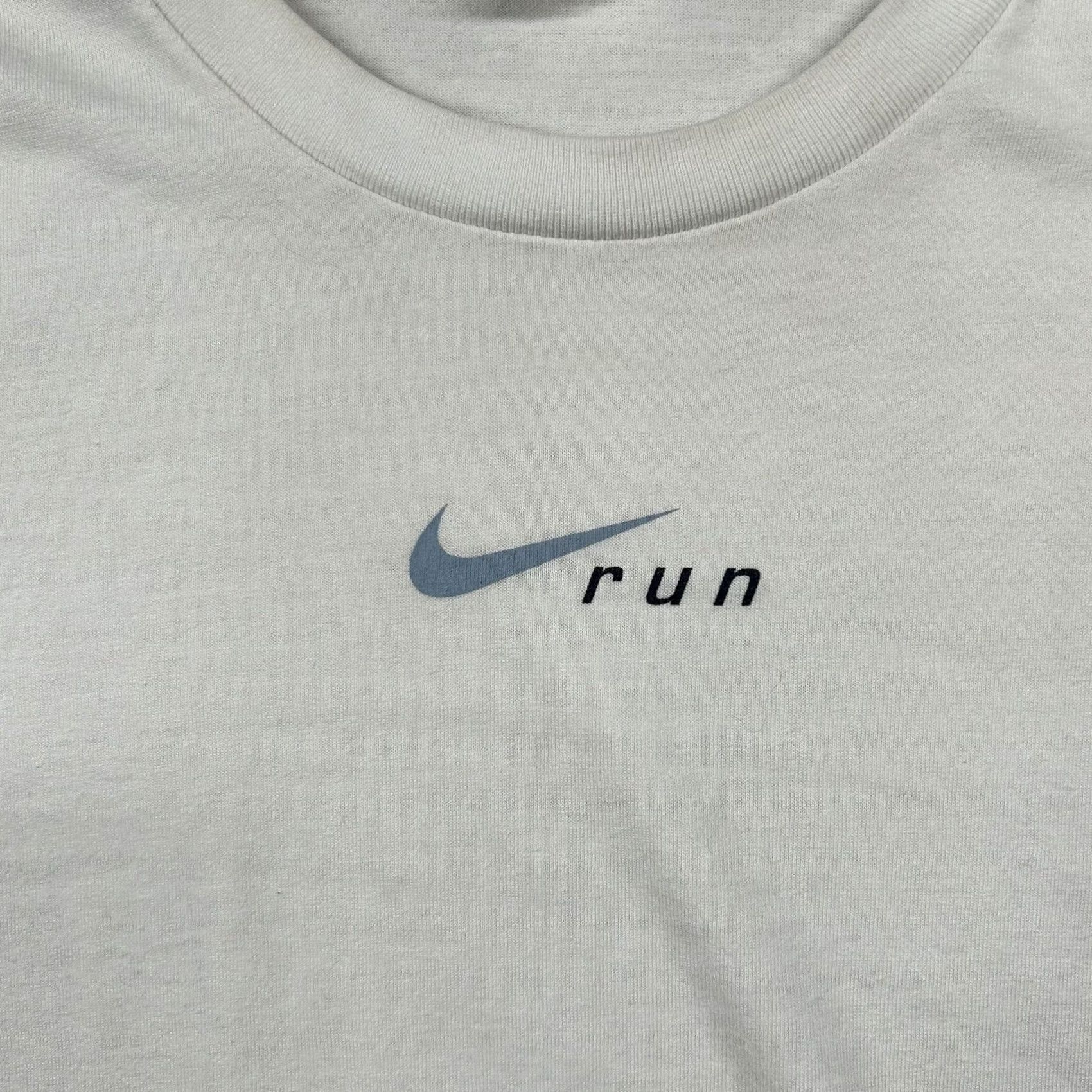 Nike VINTAGE Nike Shirt Womens M White Check Swoosh Basic USA 90s Size M / US 6-8 / IT 42-44 - 6 Thumbnail