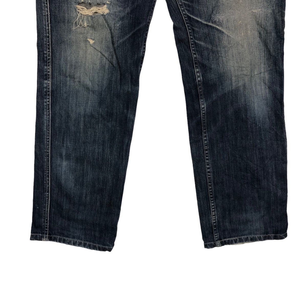 Levi's 🔥90’s Rare Distressed Denim Jeans Levi’s Kanye Design Size US 34 / EU 50 - 4 Thumbnail