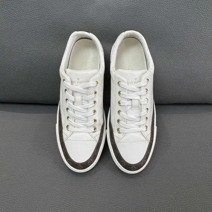 Louis Vuitton Stellar White Leather Sneakers -2508