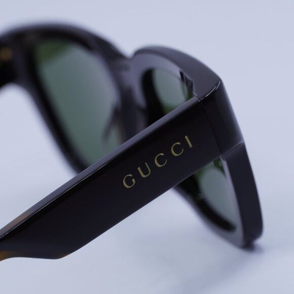 Gucci Gucci GG1670SK 003 Sunglasses Black\Havana Square Frame Size ONE SIZE - 7 Thumbnail