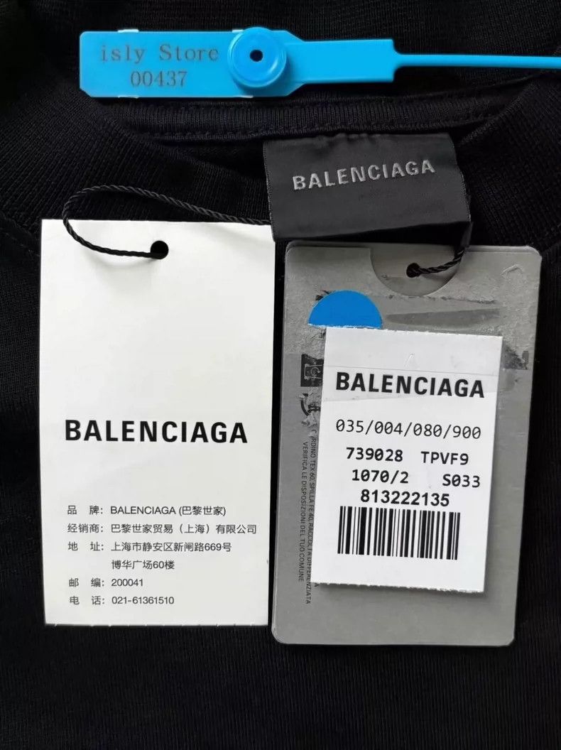 Balenciaga Balenciaga Special-shaped reverse logo short sleeve Size US L / EU 52-54 / 3 - 3 Thumbnail