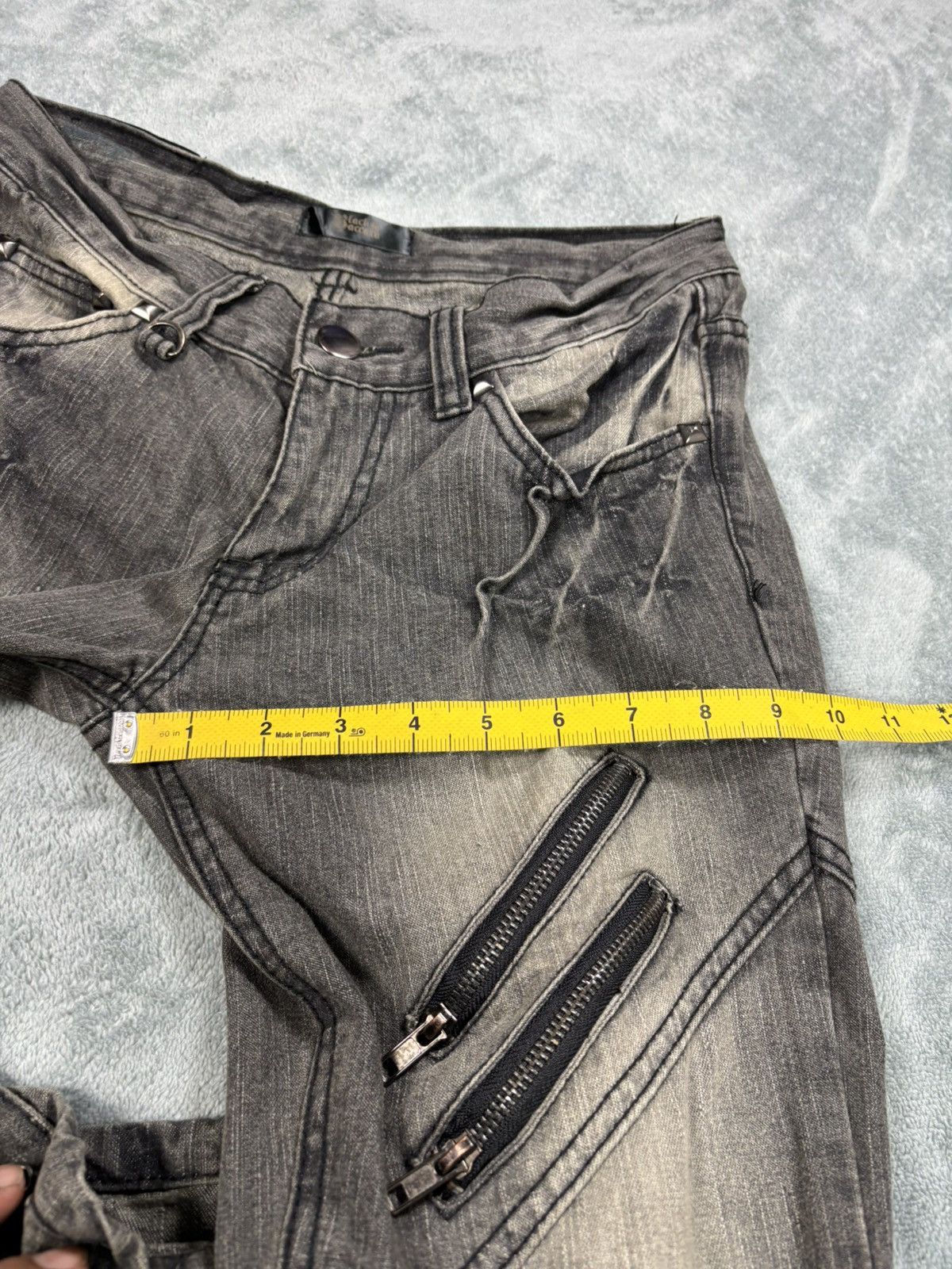 14th Addiction Black Baccara Flared Bondage Pants. S0258 Size US 29 - 13 Thumbnail