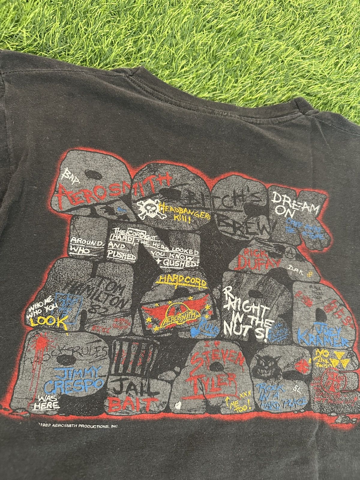 Band Tees Vintage aerosmith 80s rock in a hard place tour t shirt szM Size M / US 6-8 / IT 42-44 - 4 Thumbnail