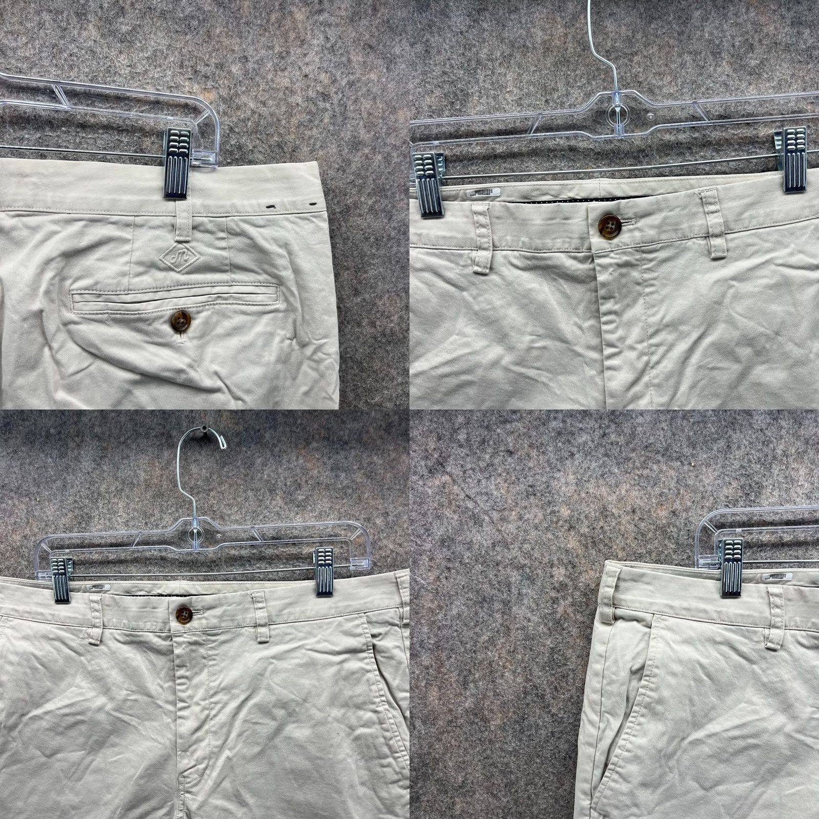 Bonobos Bonobos Pants Mens 36x30 Khaki Chino Flat Front Trouser Straight Leg Tan Beige Flat Front Regular Inseam 30" Boynton? Size US 36 / EU 52 - 8 Thumbnail