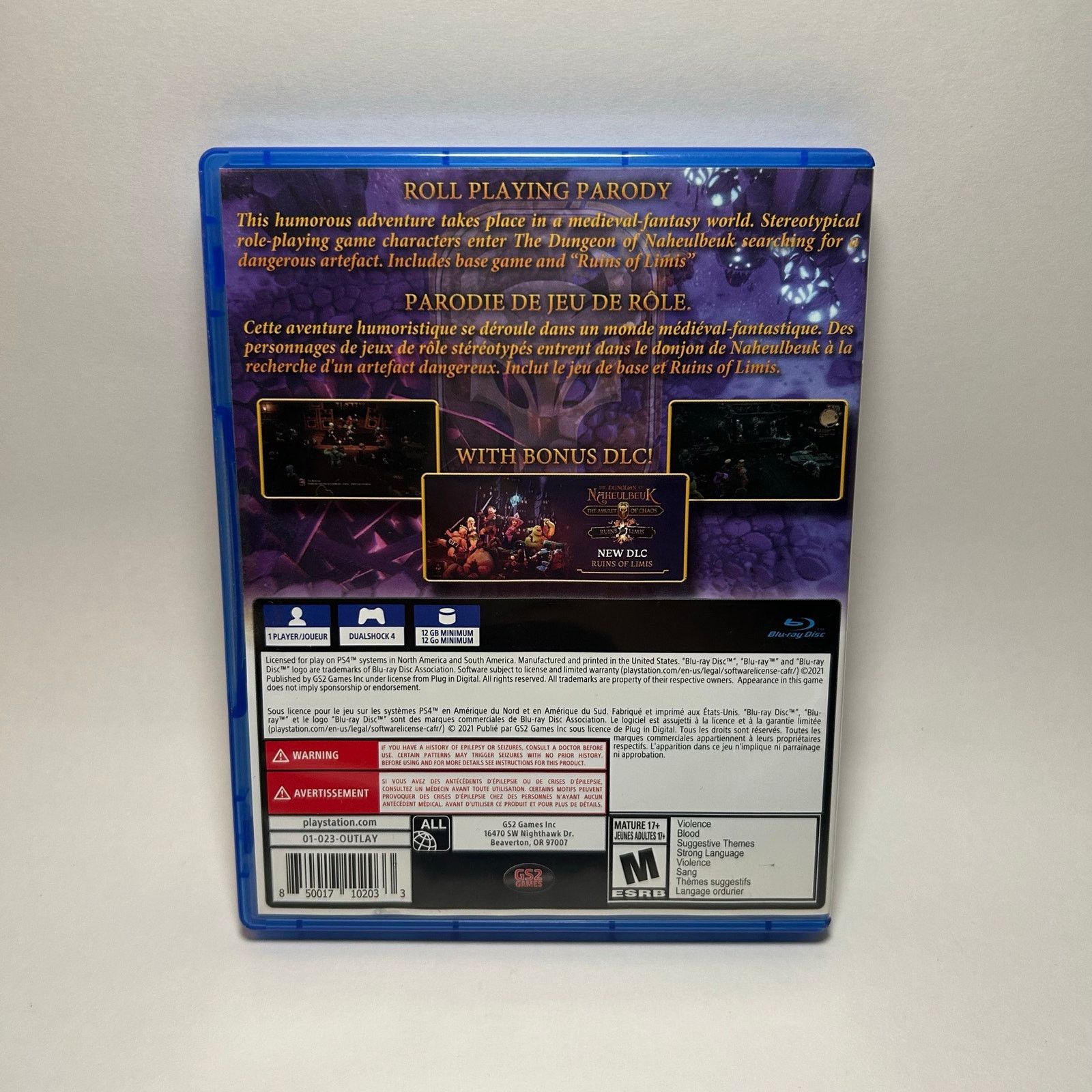 Sony Naheulbeuk: The Amulet of Chaos [Chicken Edition] - CIB -PS4 Size 26 - 4 Thumbnail