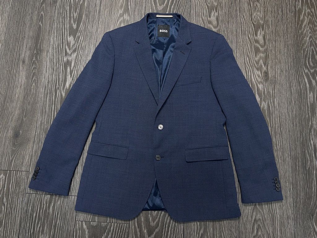 Hugo Boss H Jasper MM 2 Piece Jacket Blazer Trousers Pants Size 42 52 Size 42R - 2 Thumbnail