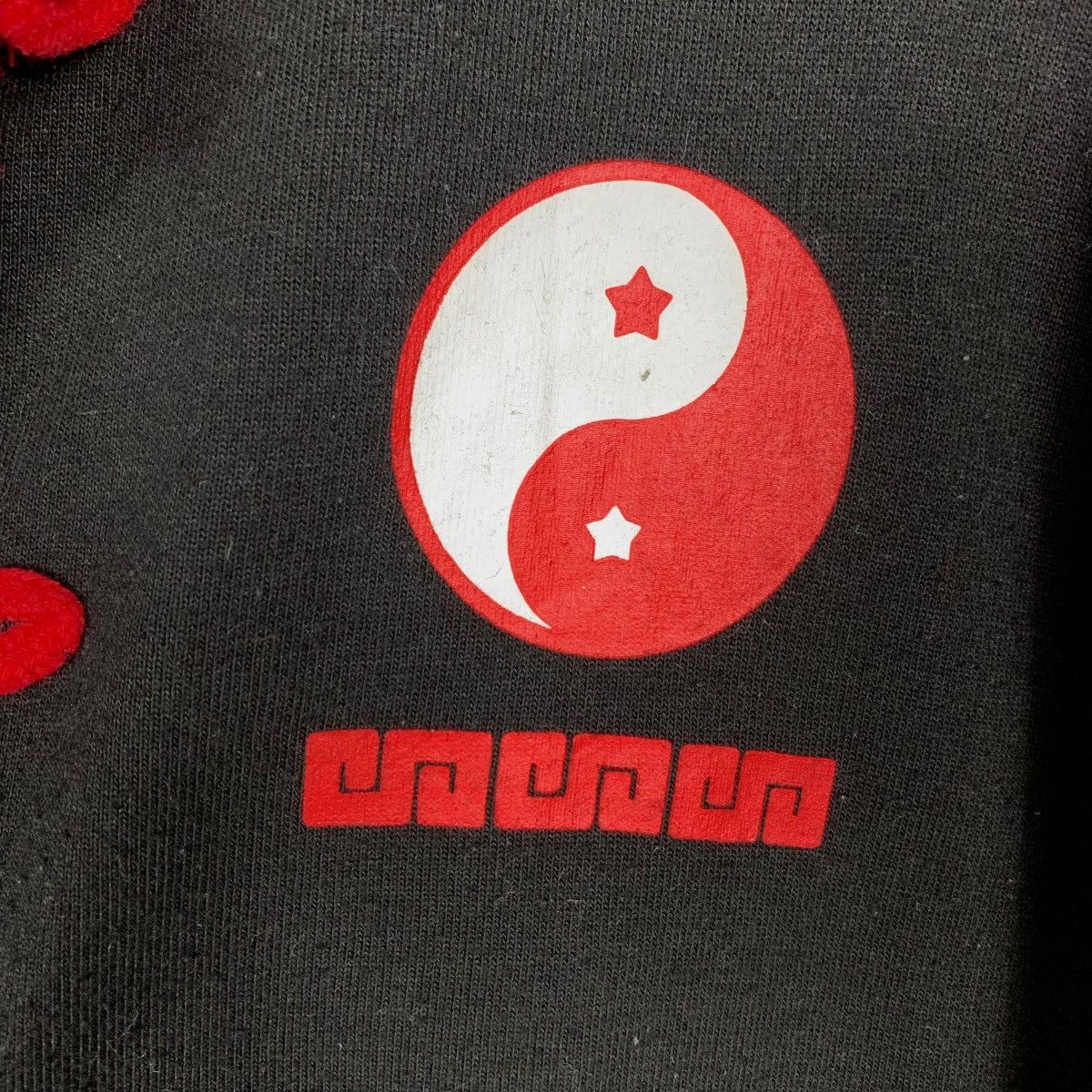 Japanese Brand LISTEN FLAVOUR Mandarin Zipper Hoodies Big Logo #1774-C78 Size US L / EU 52-54 / 3 - 18 Thumbnail