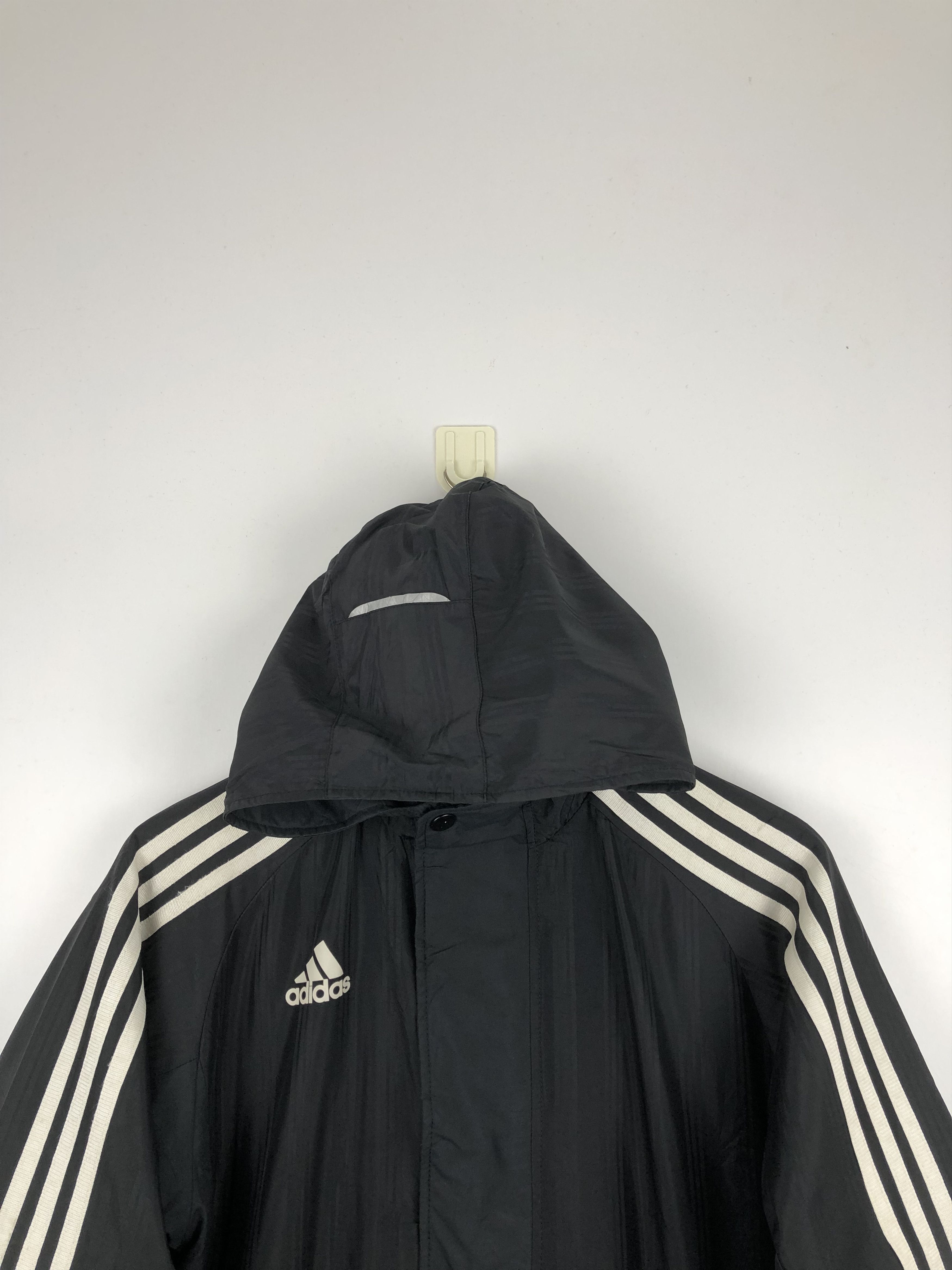 Vintage Vintage Adidas Hoodie Long Jacket J0766 Size US M / EU 48-50 / 2 - 2 Thumbnail