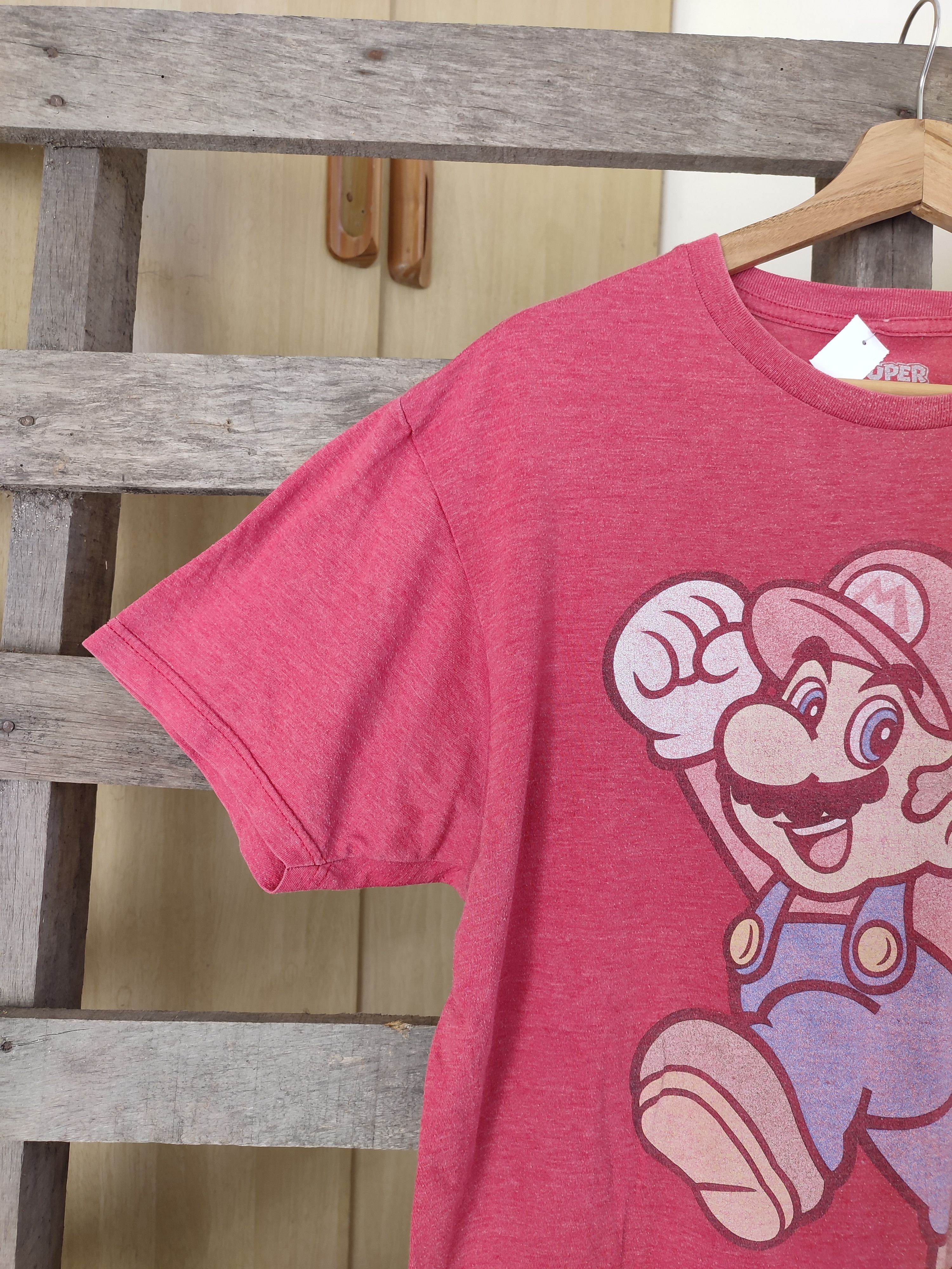 Nintendo 💥 Y2k💥 Rare Design Super Mario Vintage Tee Size US L / EU 52-54 / 3 - 4 Thumbnail