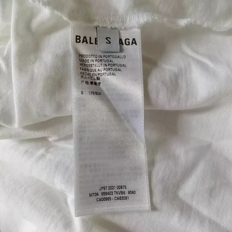 Balenciaga Balenciaga Logo Print Hole Effect Fleece Hoodie Size US S / EU 44-46 / 1 - 4 Thumbnail