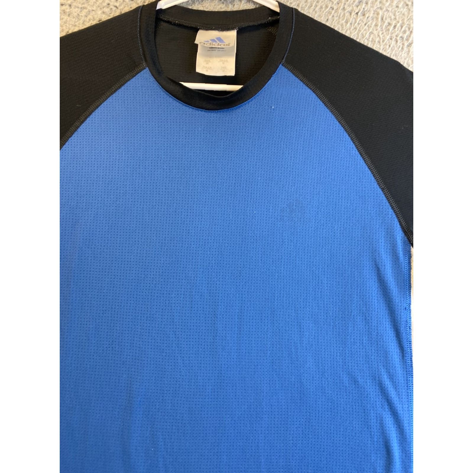 Adidas adidas Adidas Shirt M Blue Dri Fit Soccer Athletic Mens running /32-52 Blue Size US M / EU 48-50 / 2 - 3 Thumbnail