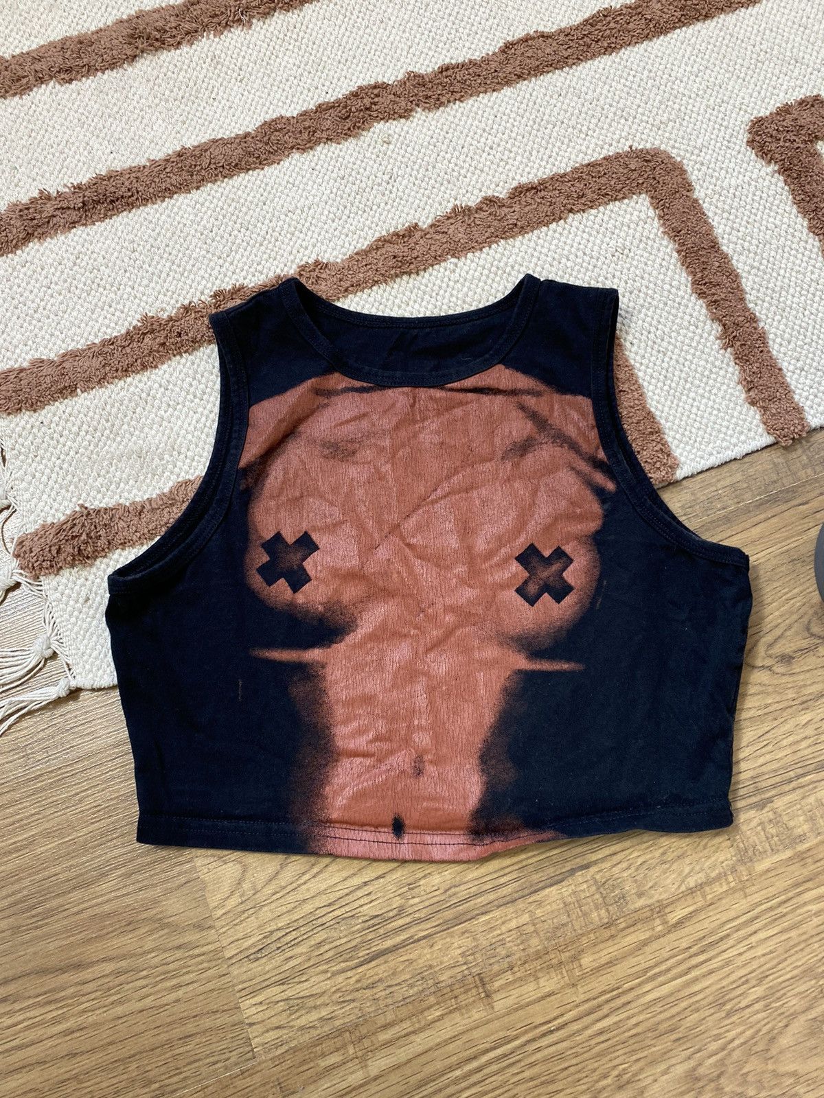 Vintage BODY MORPH WMNS CROPPED TANK TOP Size S / US 4 / IT 40 - 2 Thumbnail