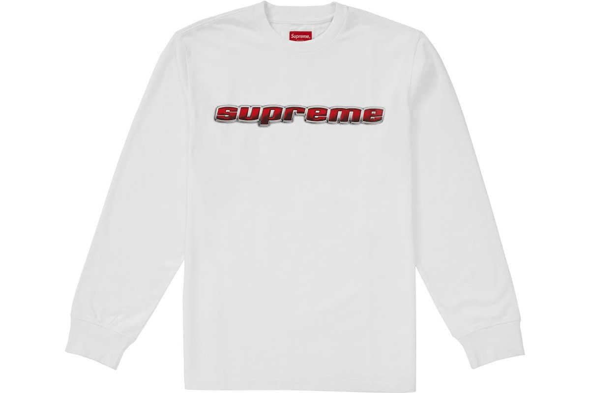 Supreme Supreme Chrome Logo L/S Top Size US L / EU 52-54 / 3 - 4 Thumbnail